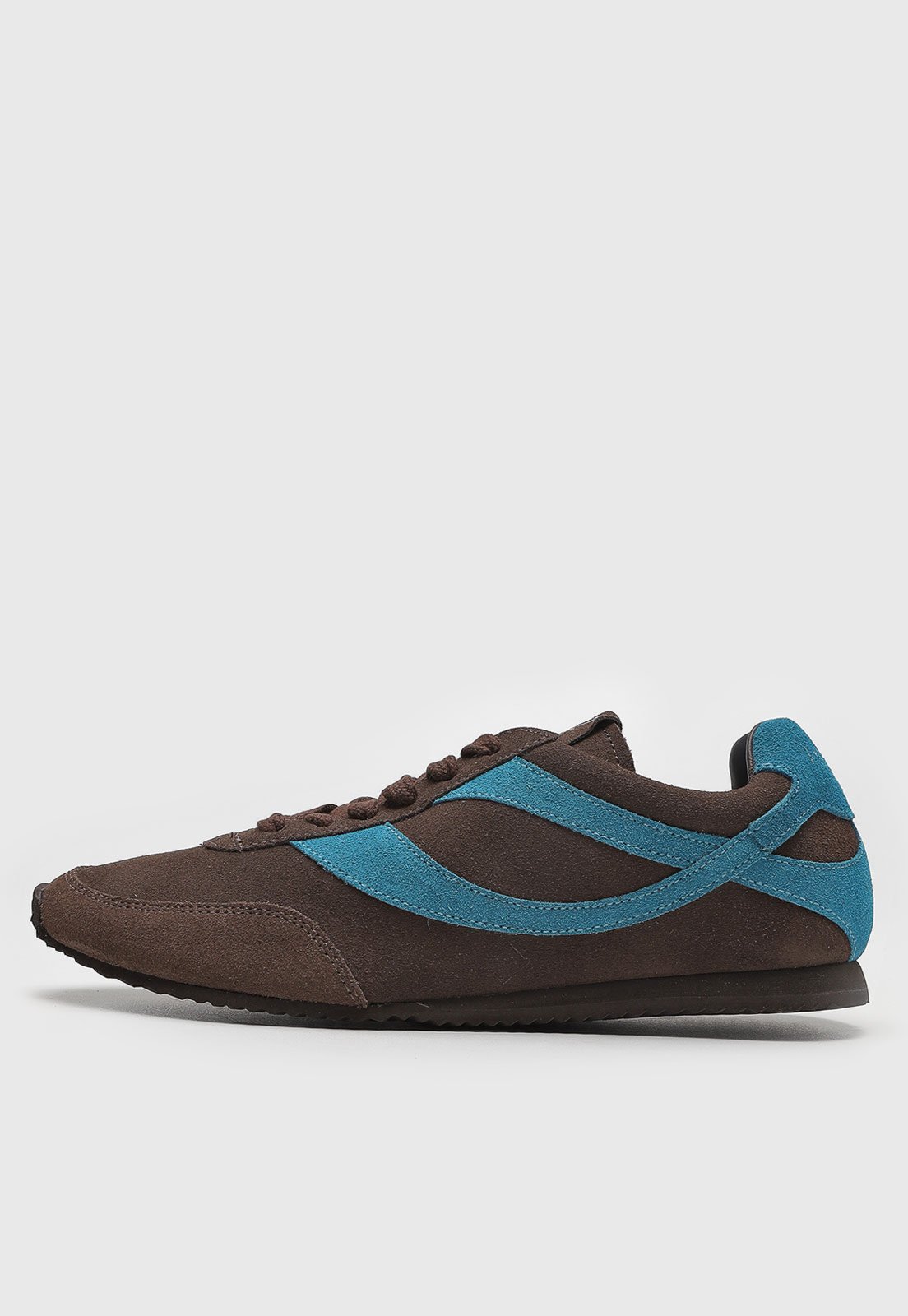 Tênis Feminino Luiza Barcelos Detalhes Azul Marrom