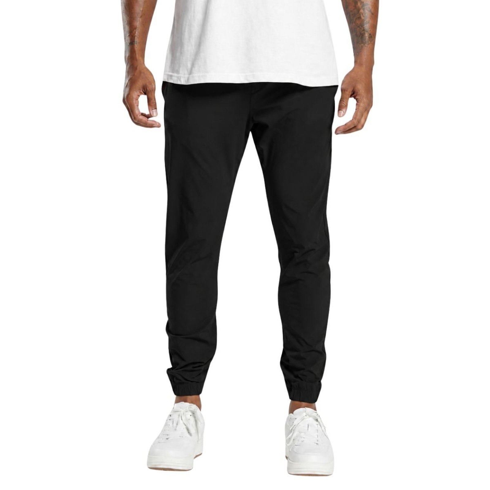 Calça Jogger Masculina Tactel Premium Esportiva Casual Treino Preto