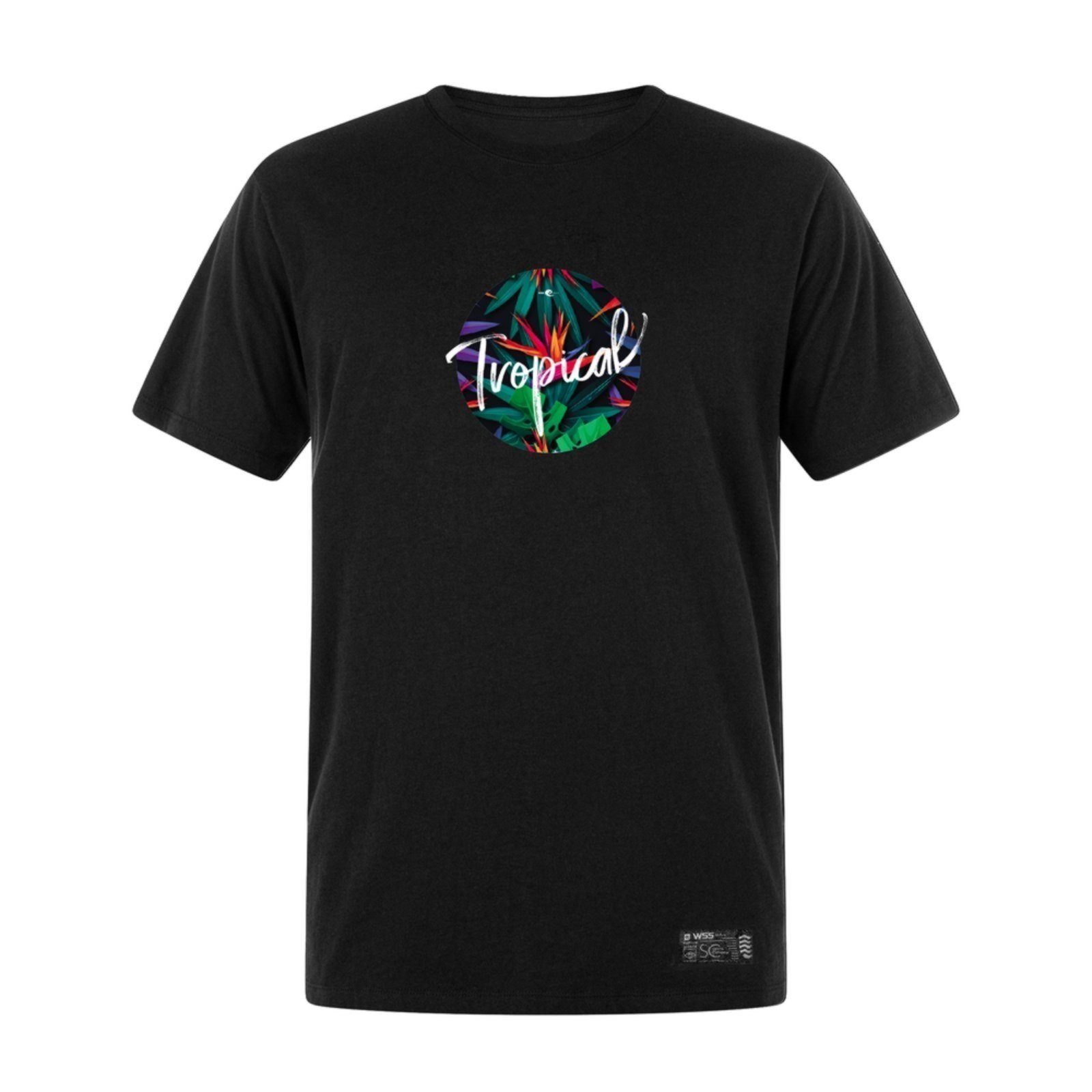 Camiseta Plus Size Masculina Jungle Burst Prime WSS Preto