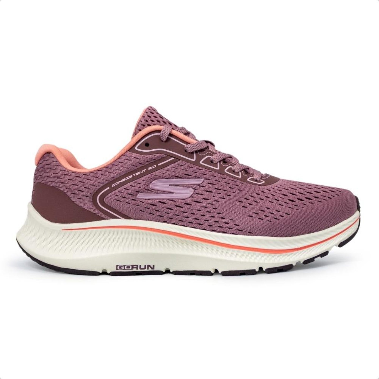 Tênis Skechers Feminino Go Run Consistent 2.0 Corrida Rosa