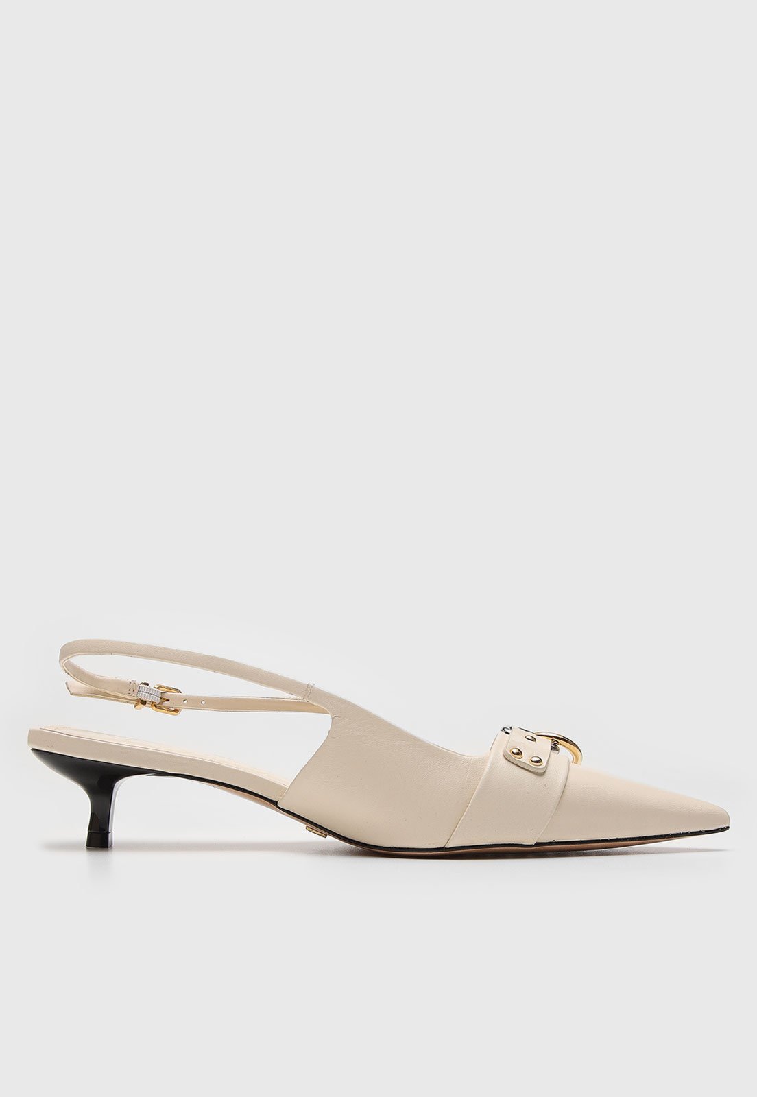 Vista 3 Scarpin Slingback Vicenza Aplicação Off-White off-white white Vicenza off-white white