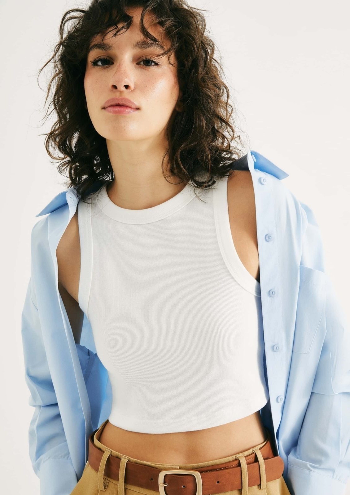 Regata Feminina Cropped Halter Neck Hering