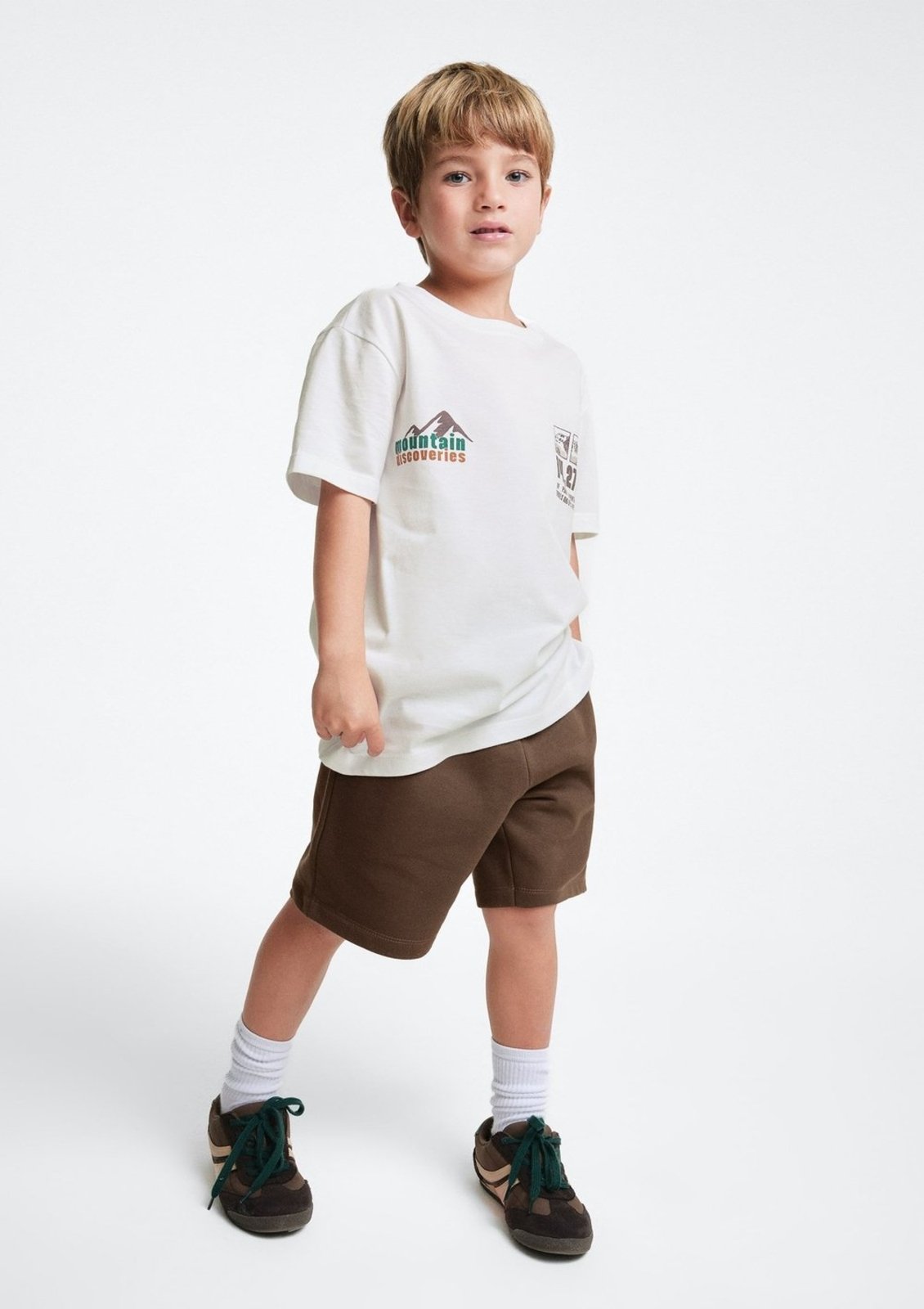 Infantil - Conjunto Menino Oversized Estampado Hering