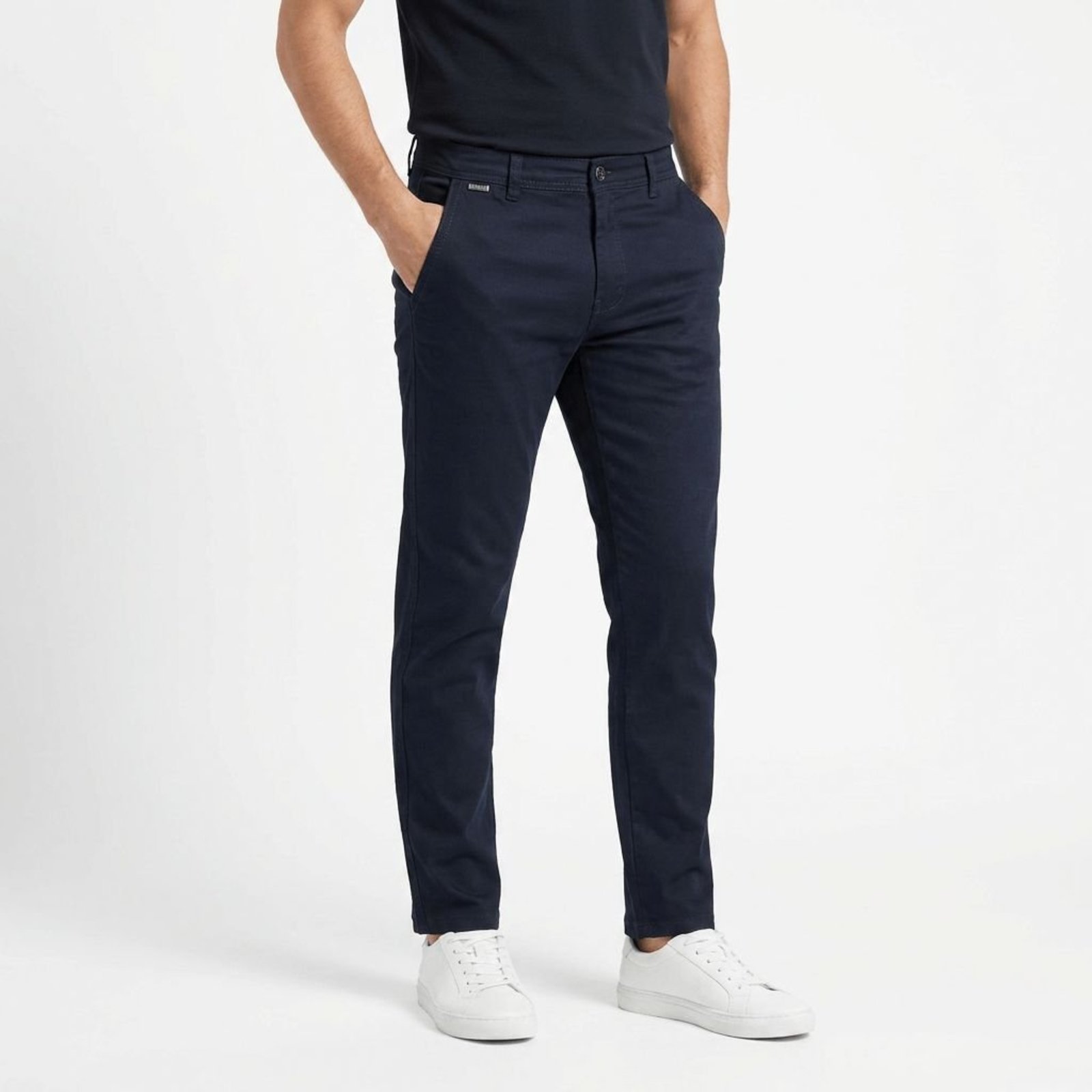 Calça Jeans Masculina Sallo Slim Fit Azul 0016 - Azul Marinho - Sallo