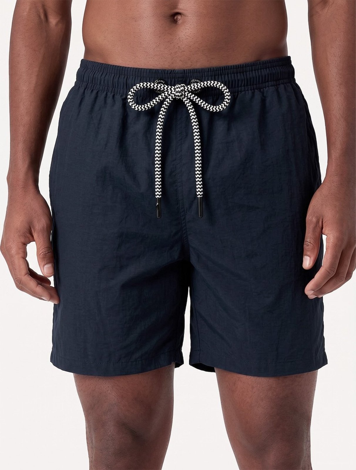 Short Aramis Masculino D'Água Elastico Logo Azul Marinho