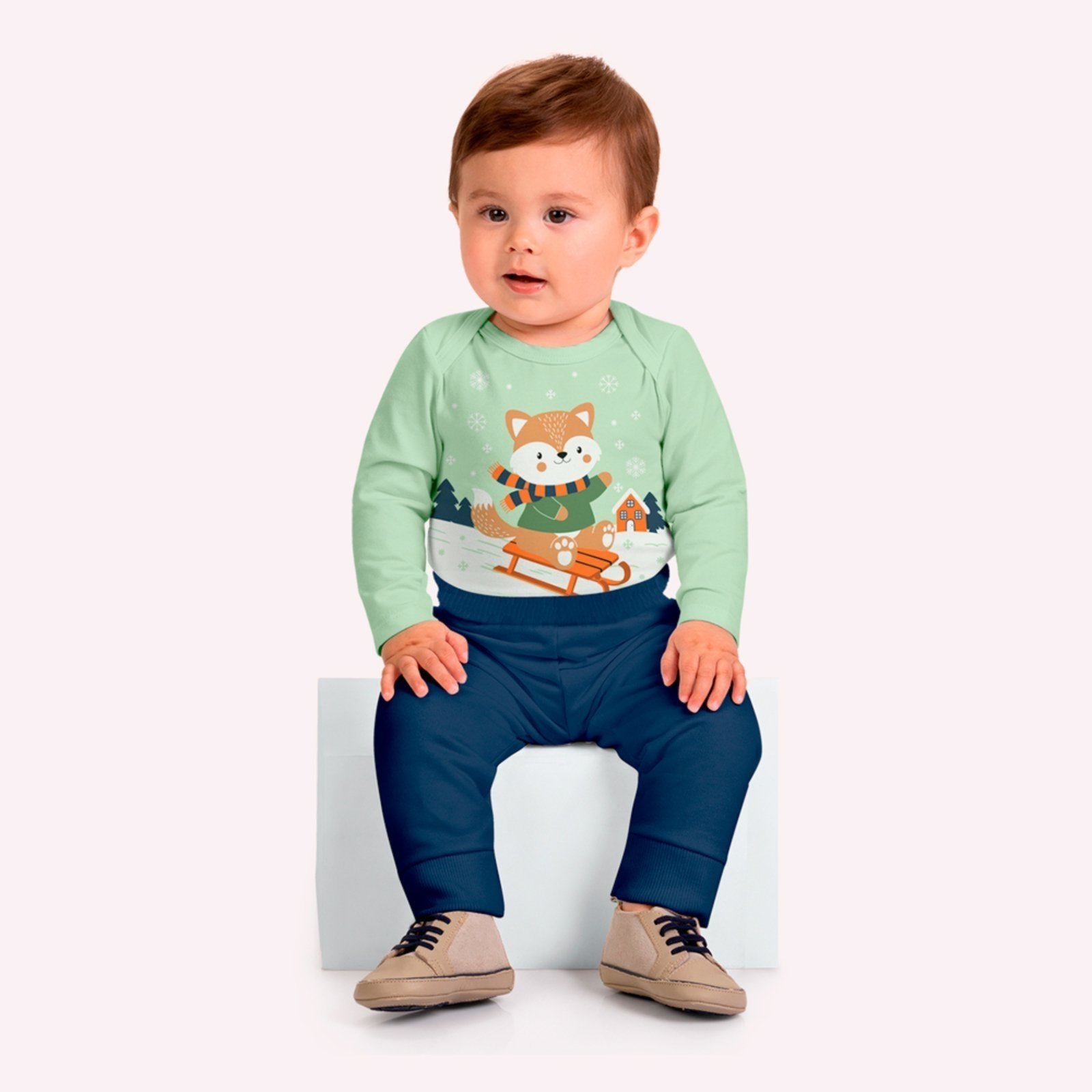 Infantil - Conjunto Menino Raposa Kyly