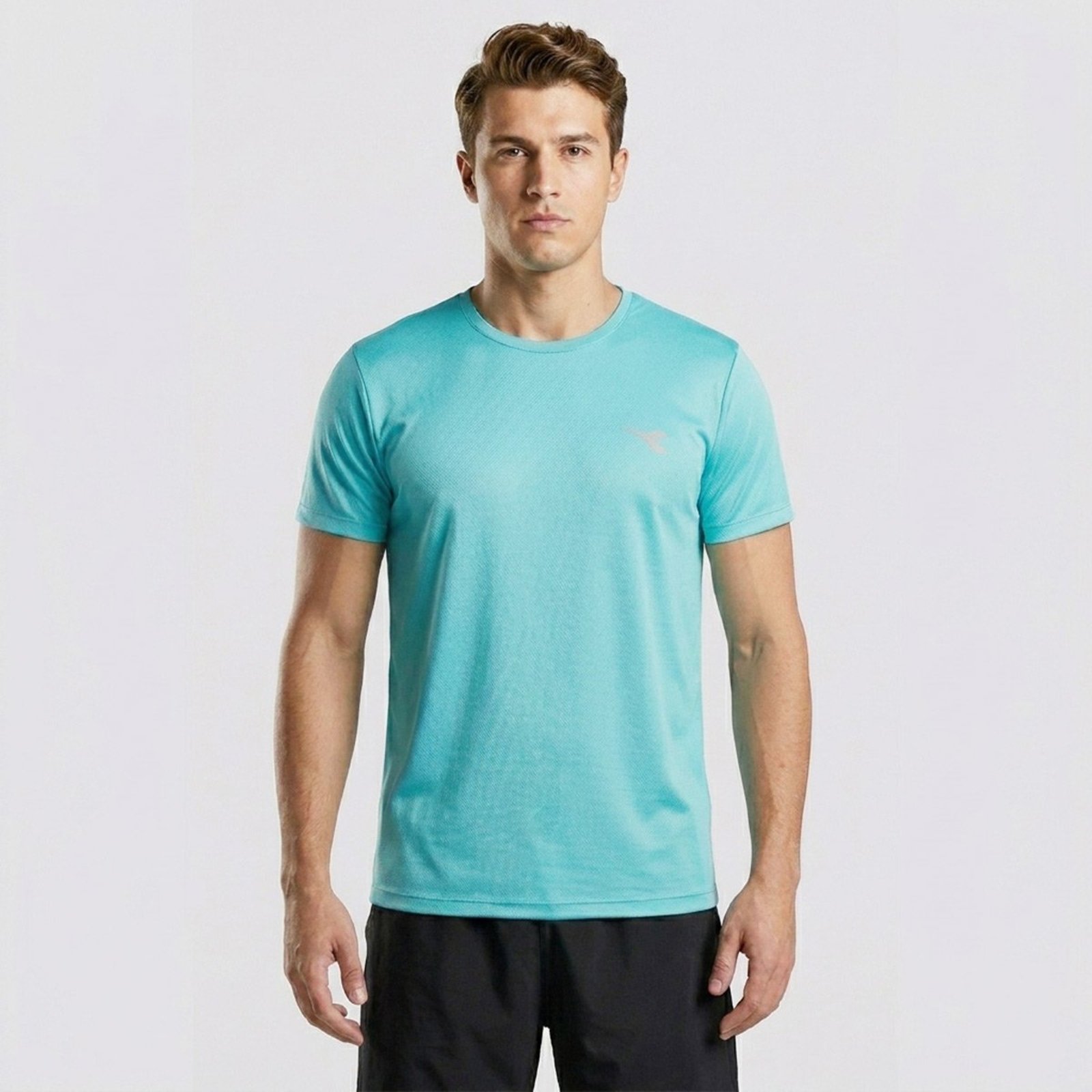 Camiseta Diadora Logo Azul