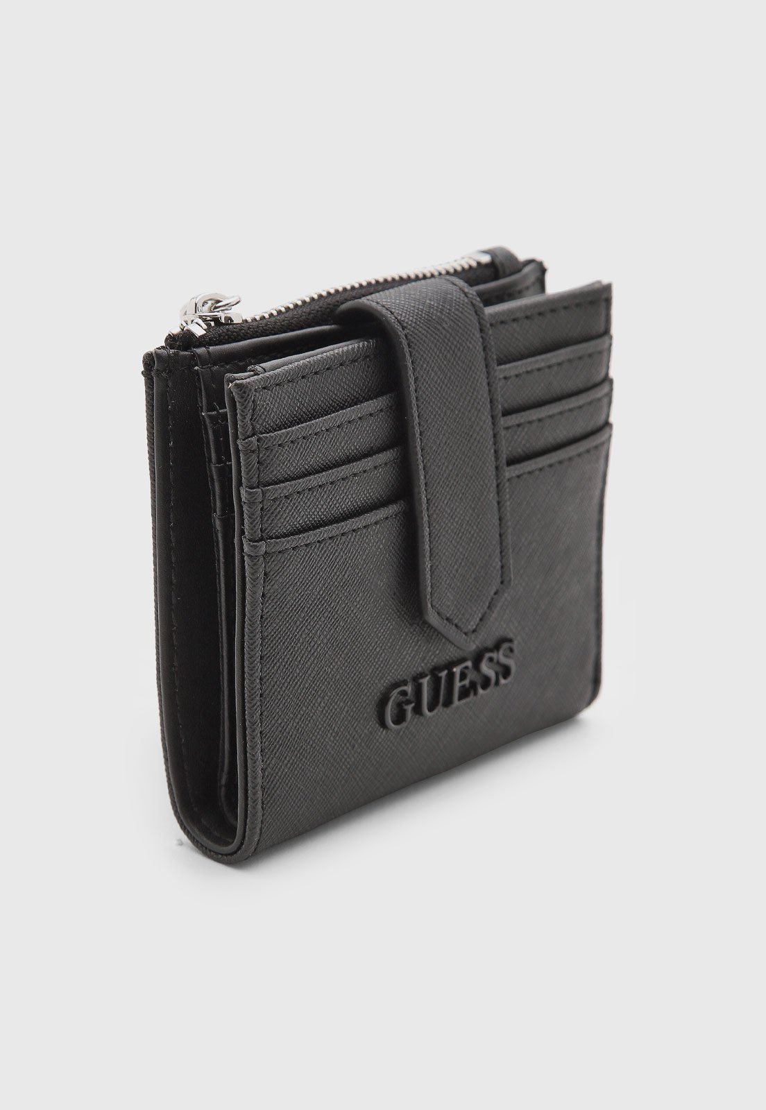 Carteira Feminina Guess Compacta Preta