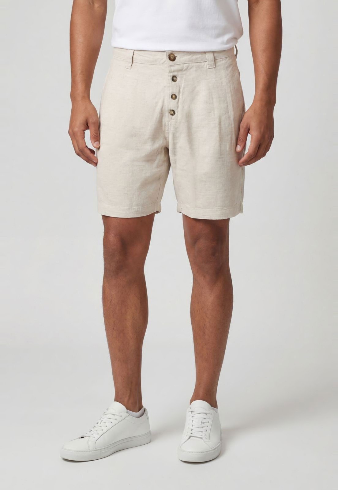 Shorts Masculino Colcci Texturizado Bege
