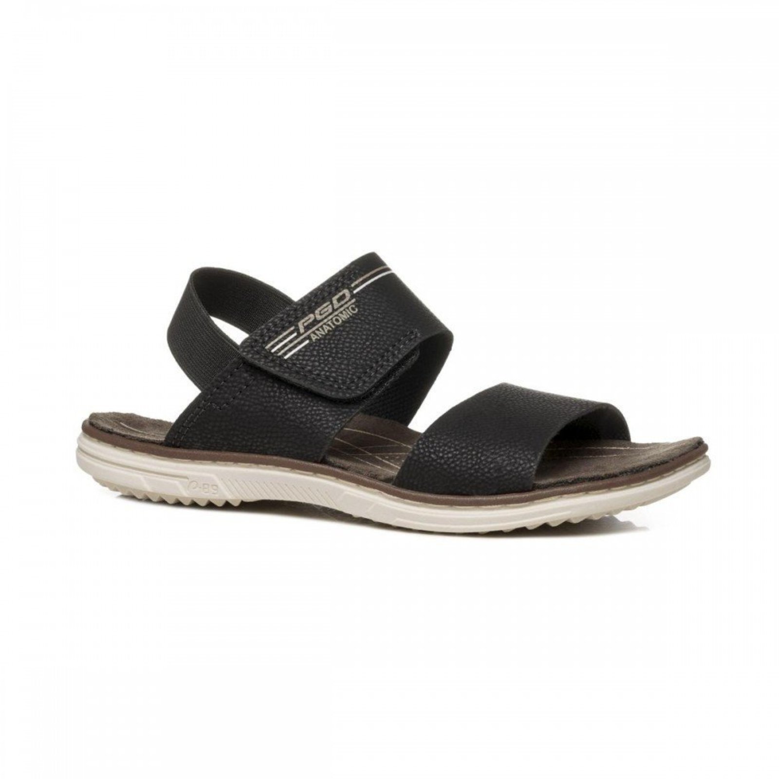 Infantil - Sandalia Pegada 373343-03 Papete Menino Pegada Preto