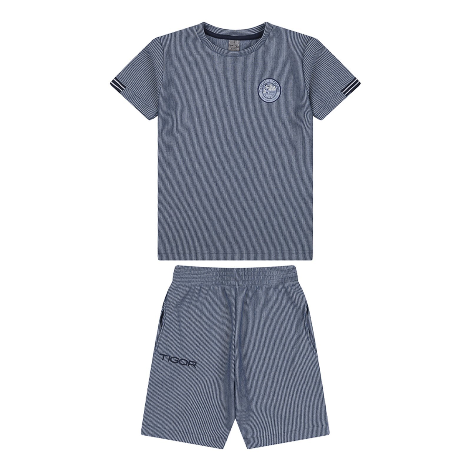 Infantil - Conjunto Curto Masculino Tigor T. Tigre