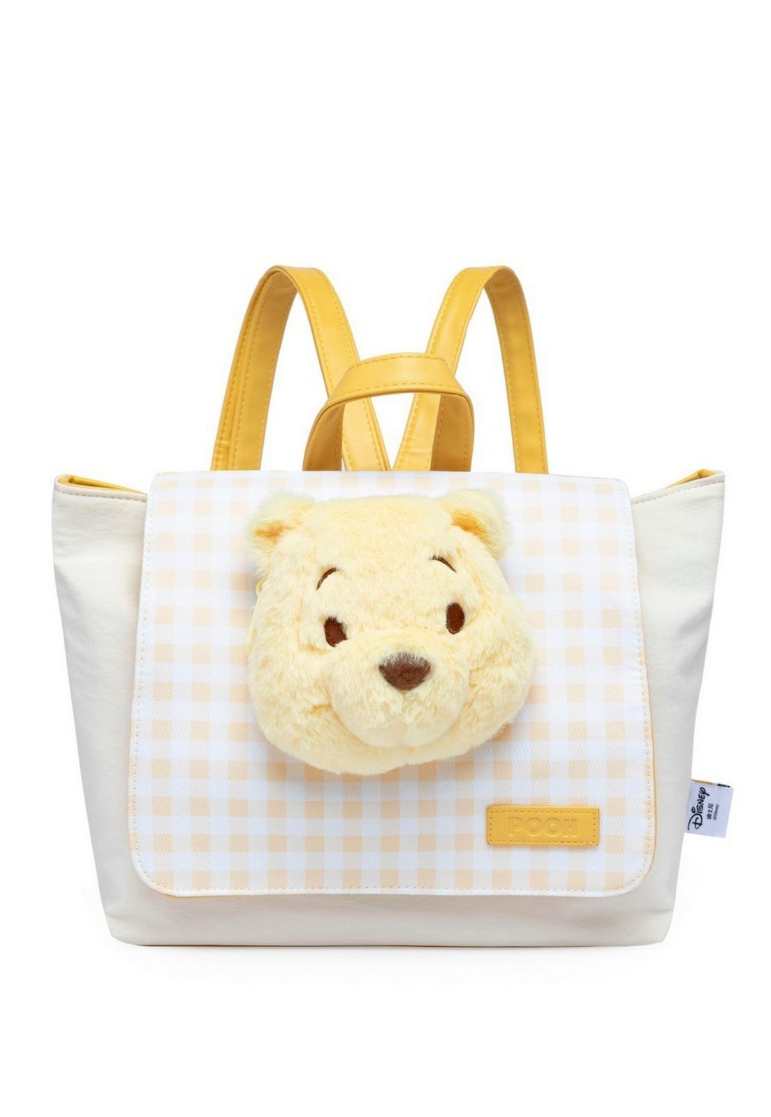 Infantil - Bolsa De Mão Pelúcia Ursinho Pooh Reforçada Disney