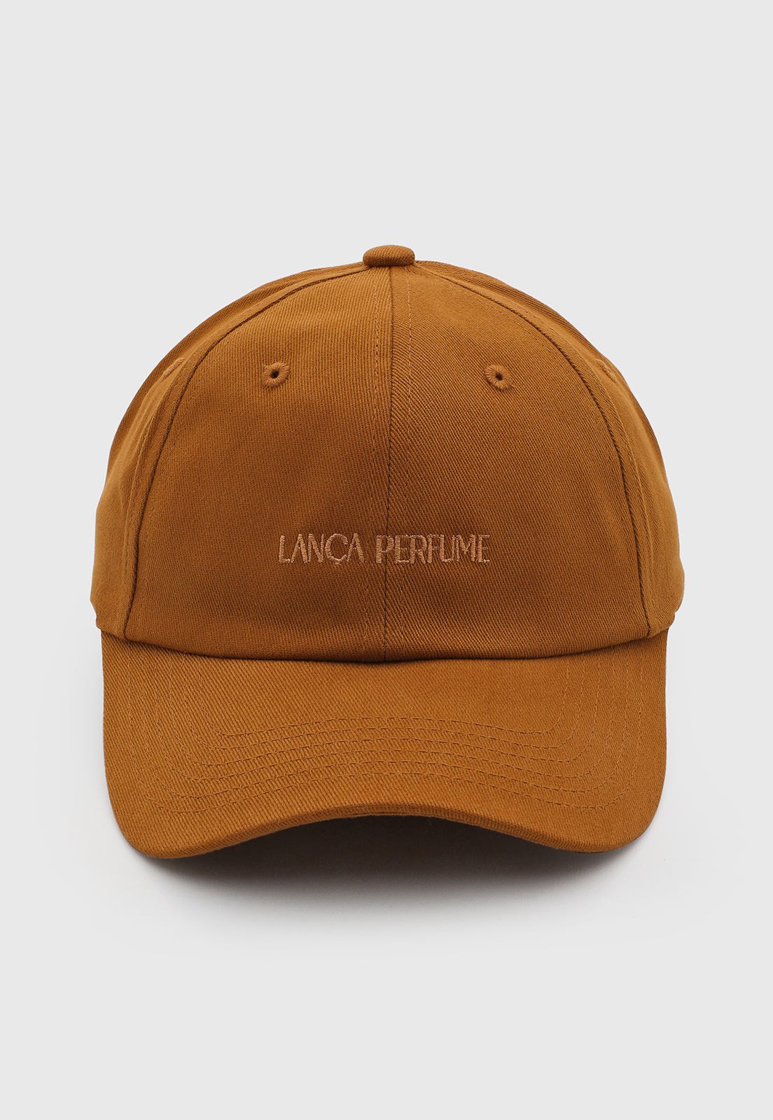 Boné Lança Perfume Clássico Aba Curva Caramelo