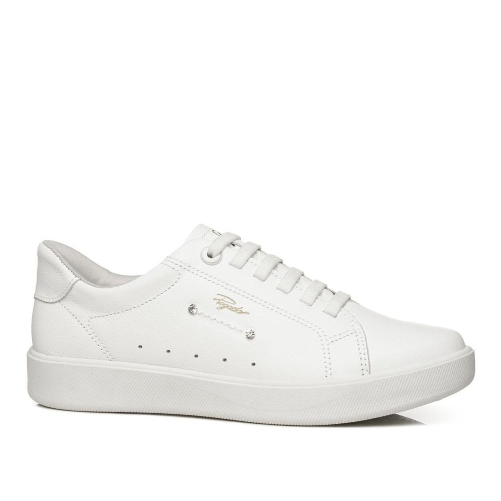 Tênis Pegada Feminino em Couro Branco 210805-01 Tênis Pegada Feminino em Couro Branco 210805-01 36