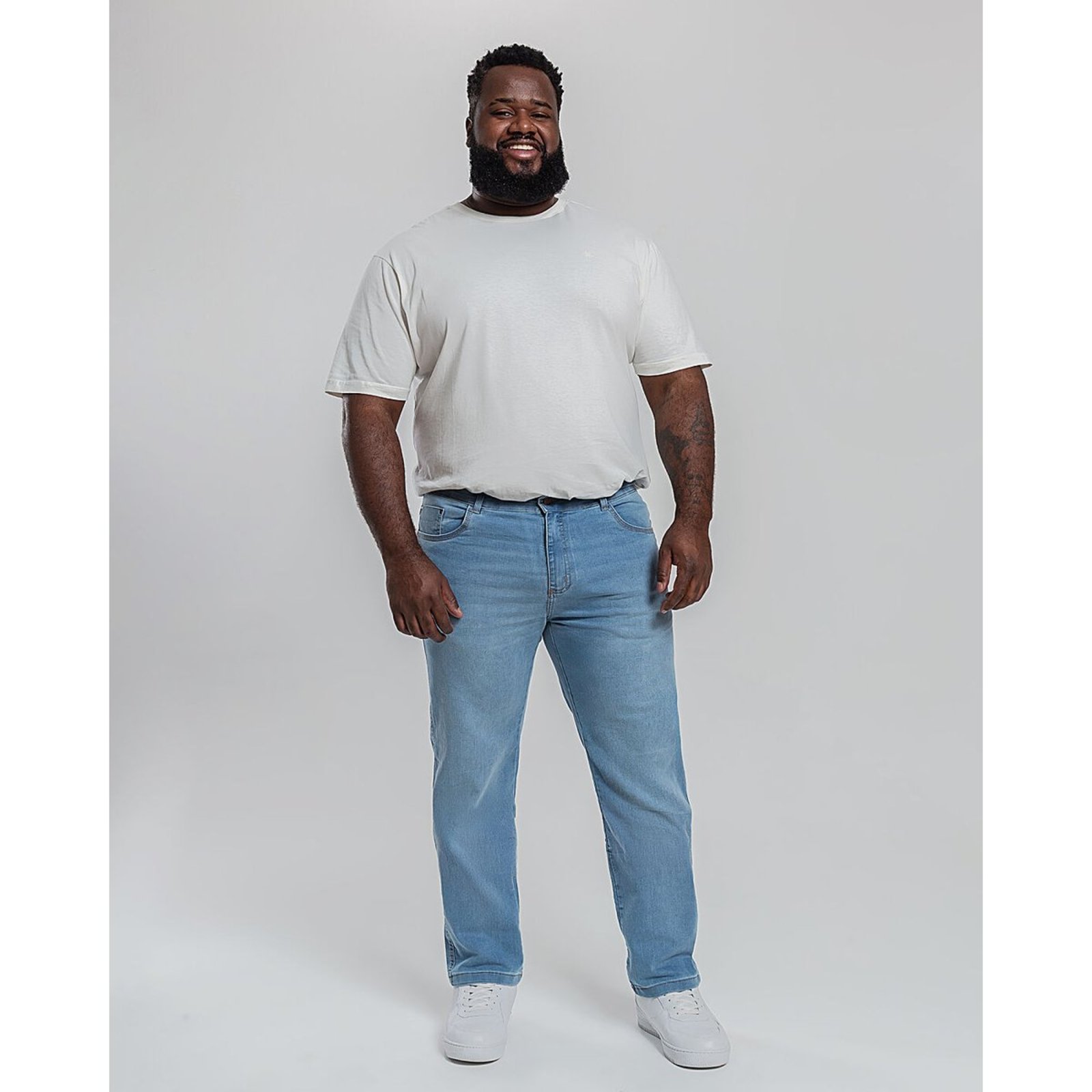 Calça Masculina Reta Plus Size
