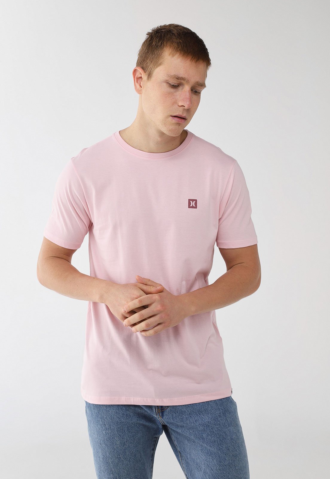 Camiseta Hurley Silk Mini Icon II Rosa