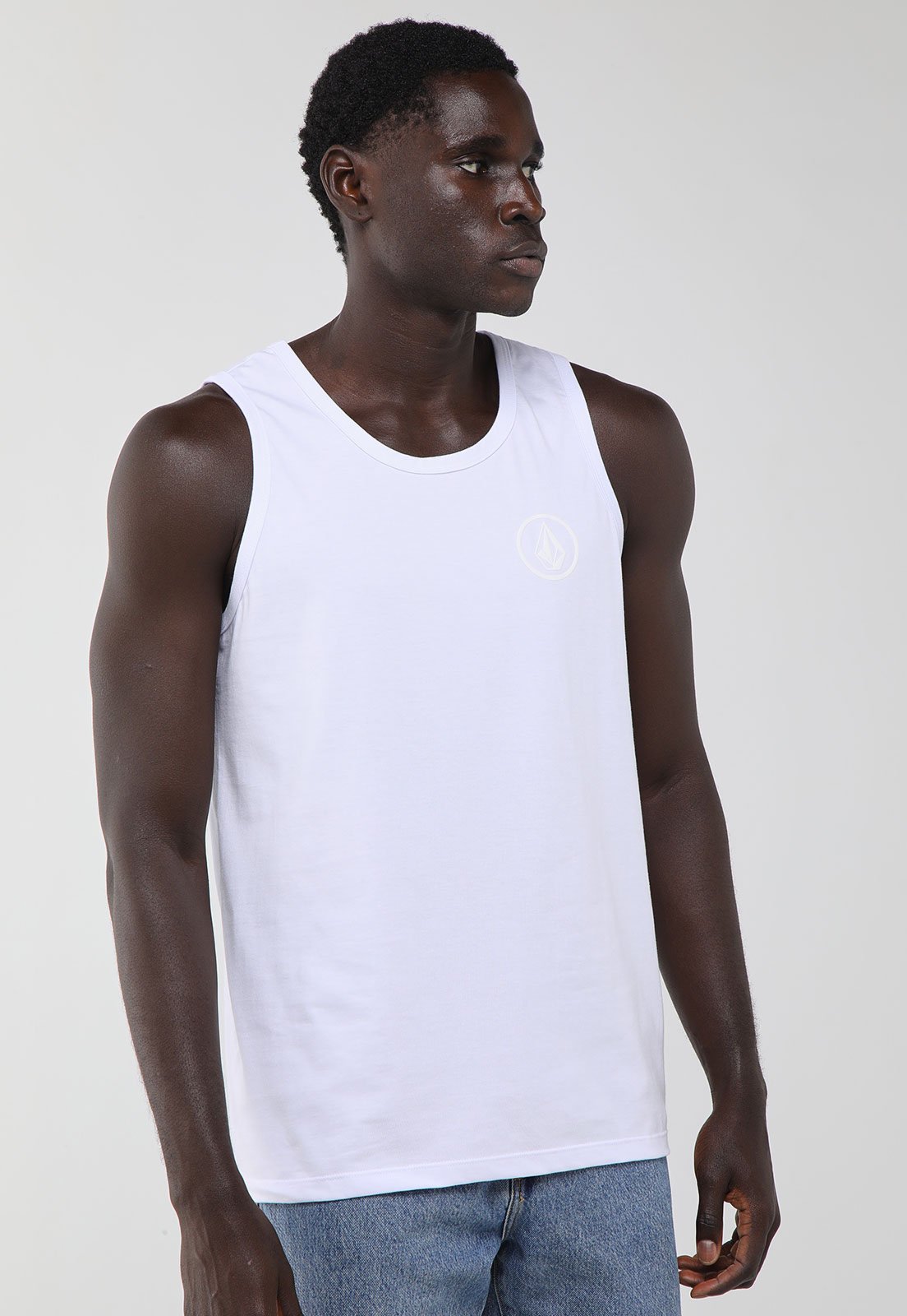 Regata Masculina Volcom Rubber Branca