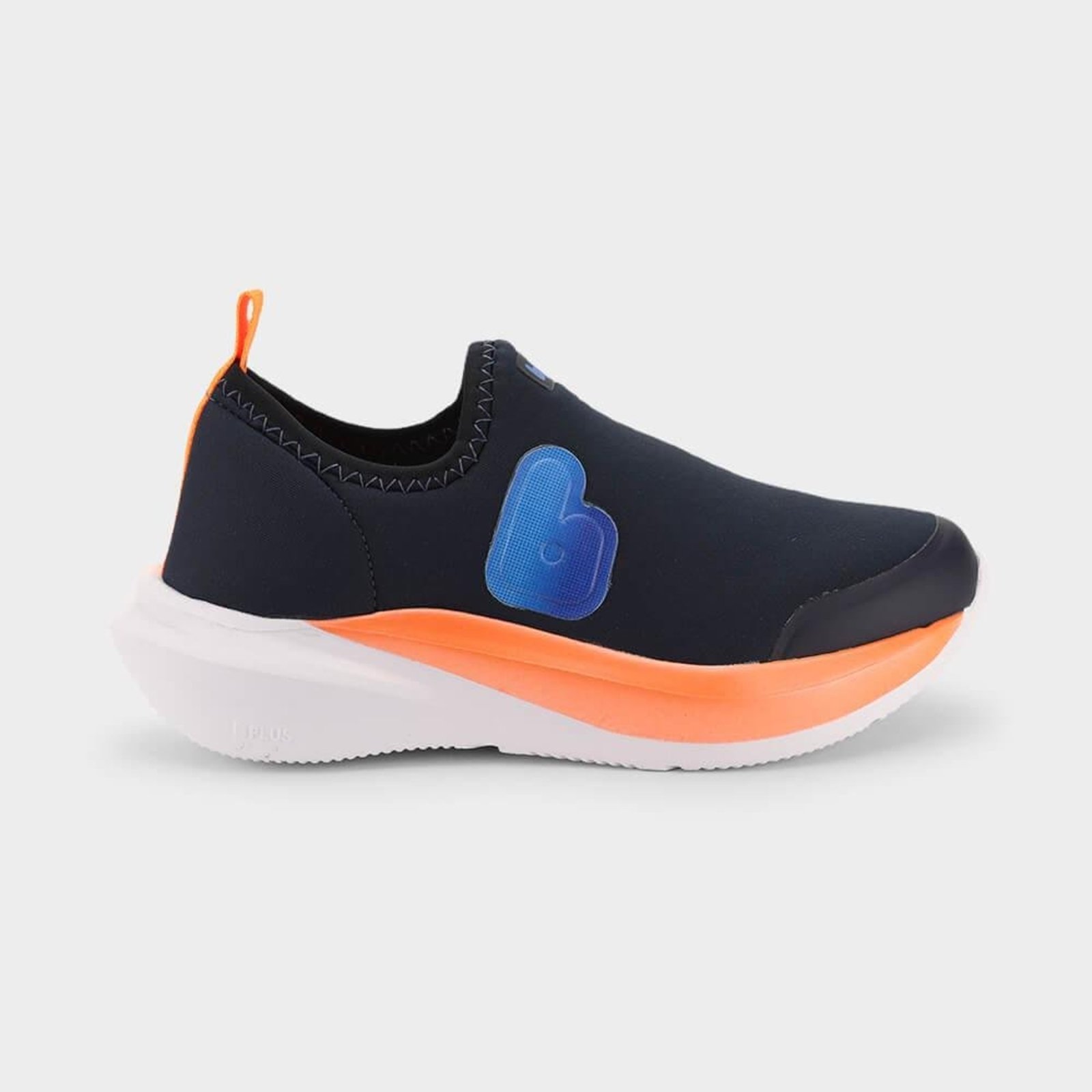 Infantil - Tênis Bibi Volt 2.0 Azul Marinho com Laranja 25