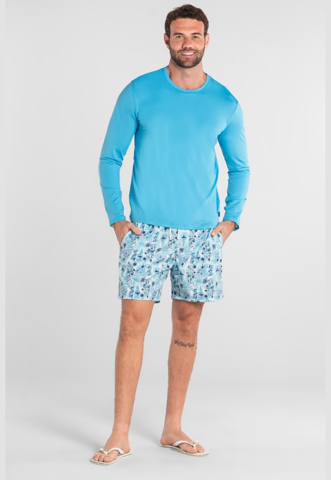 Camiseta UV DRY FPS +50 The Philippines Azul