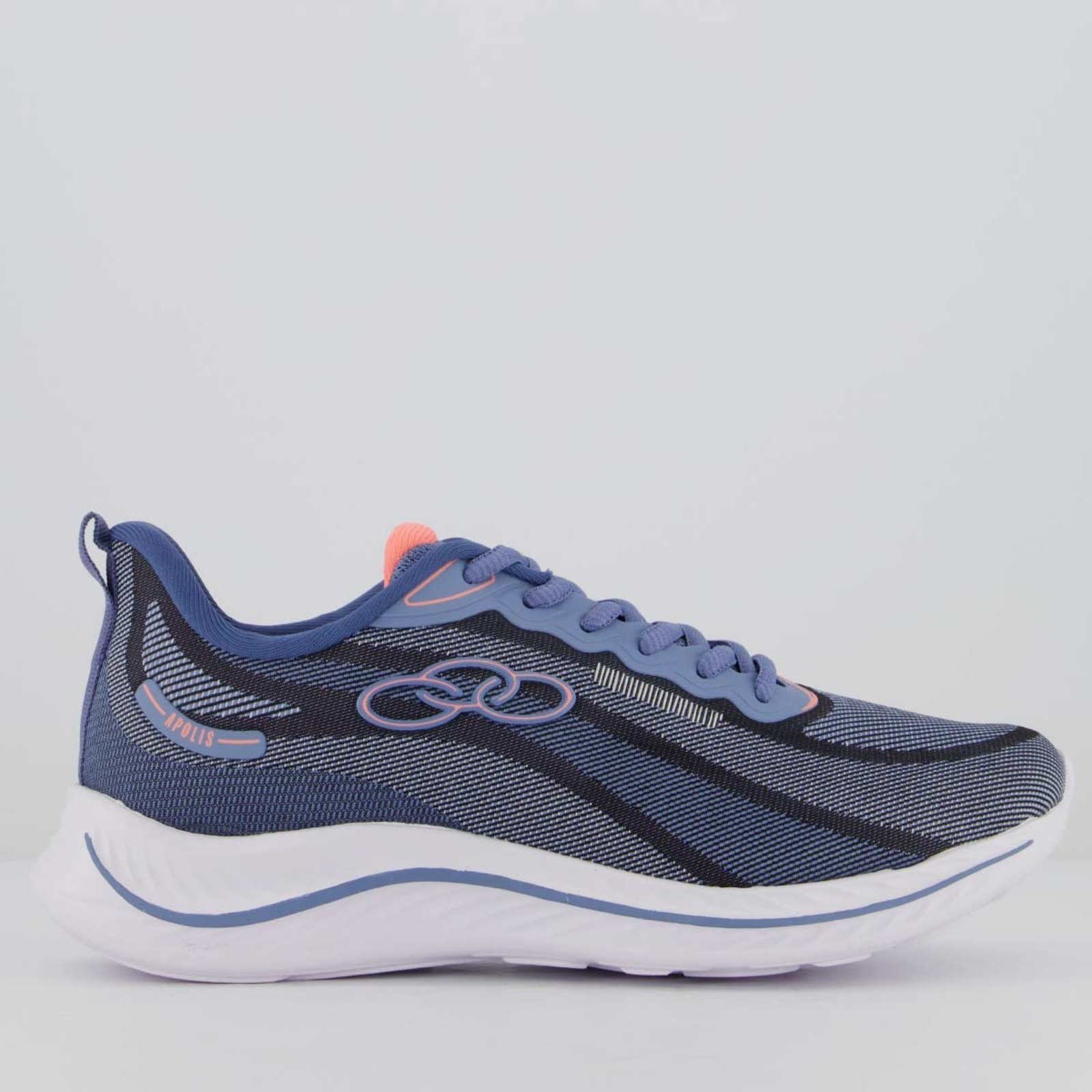 Vista 2 Tênis Olympikus Apolis Feminino azul OLYMPIKUS azul