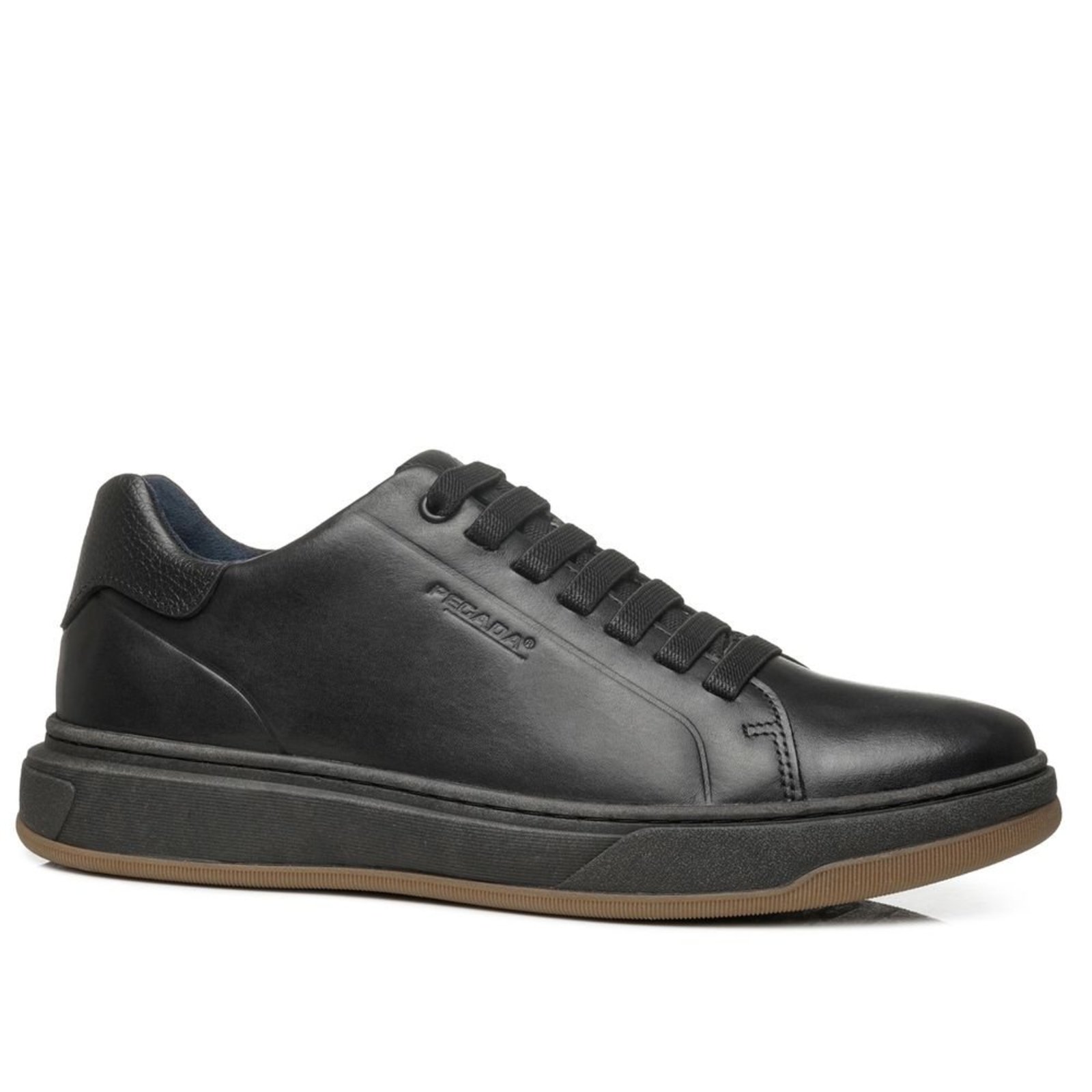 Tênis Casual Pegada Masculino em Couro Preto 111702-11 Tênis Casual Pegada Masculino em Couro Preto 111702-11 39