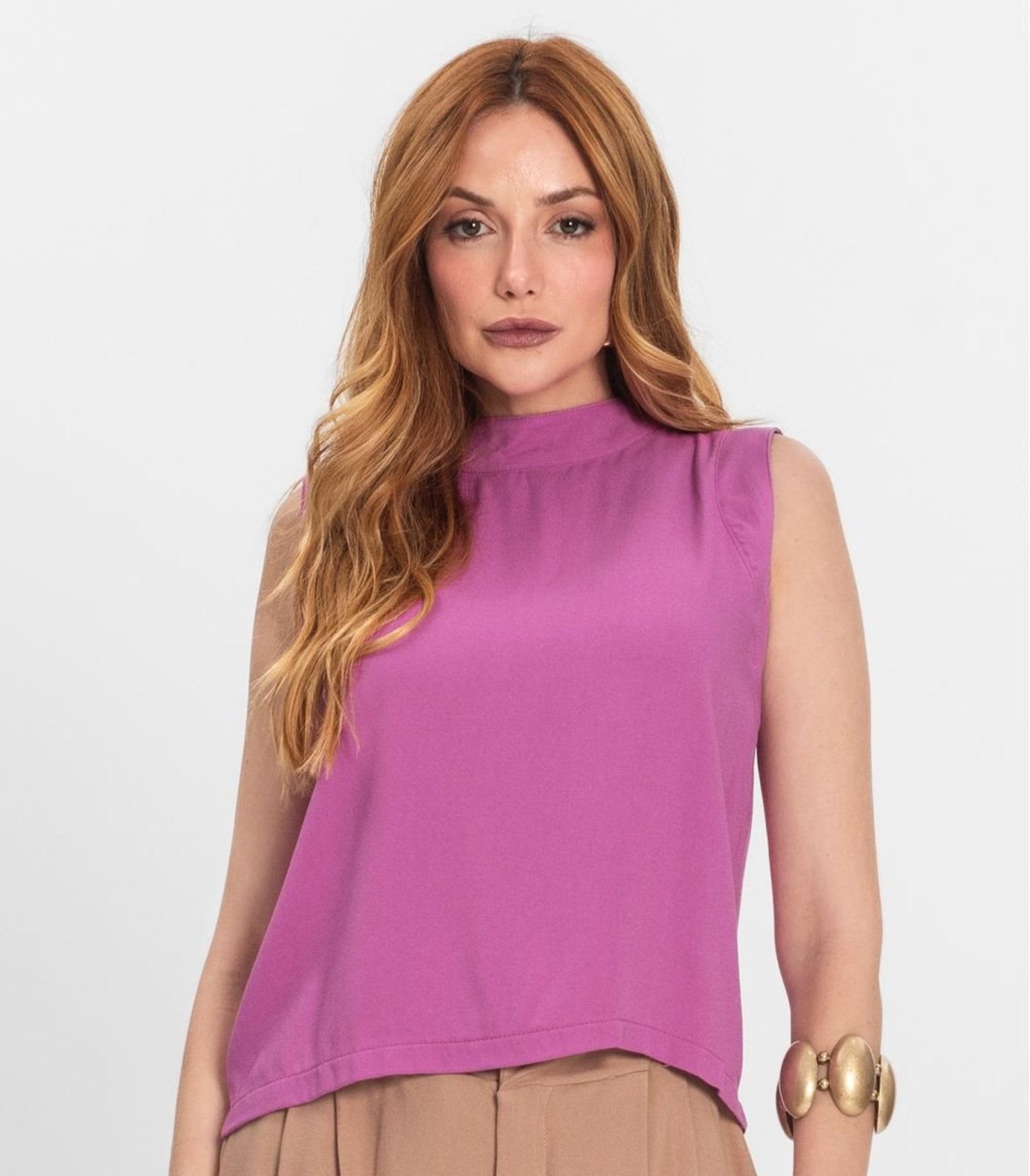 Vista 3 Regata Feminina Gola Alta Endless rosa Endless rosa
