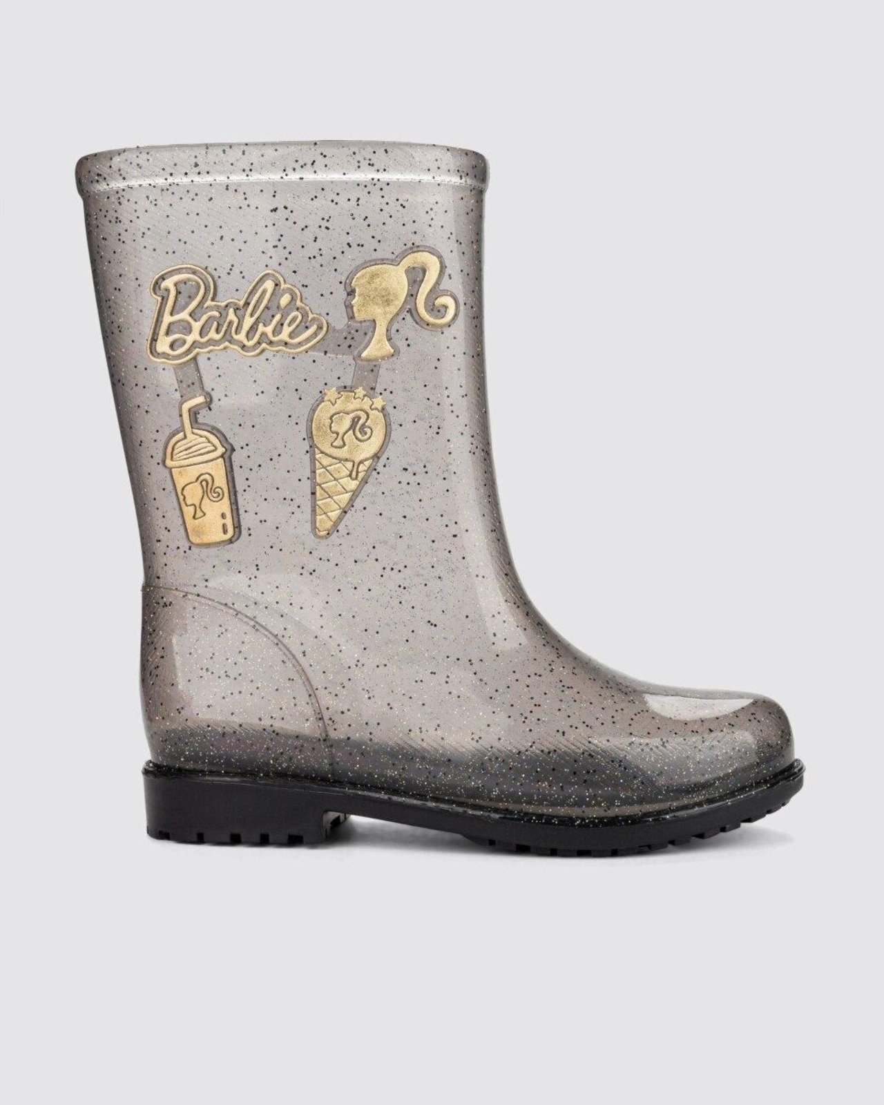 Infantil - Bota Galocha Grendene Barbie Fizzy Preto