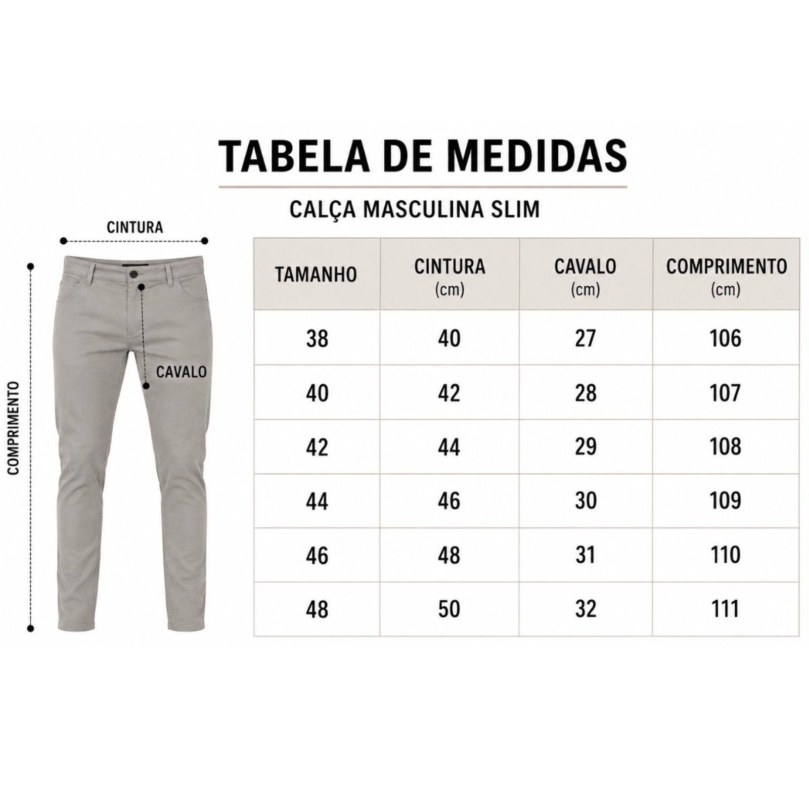Calça Masculina Slim em Sarja Premium Casual Conforto e Elegância Chumbo