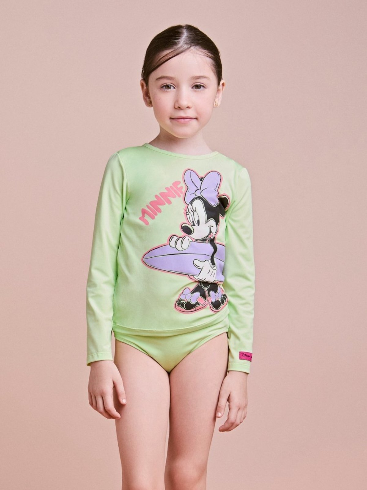 Infantil - Blusa com Proteção Uv Minnie e Daisy