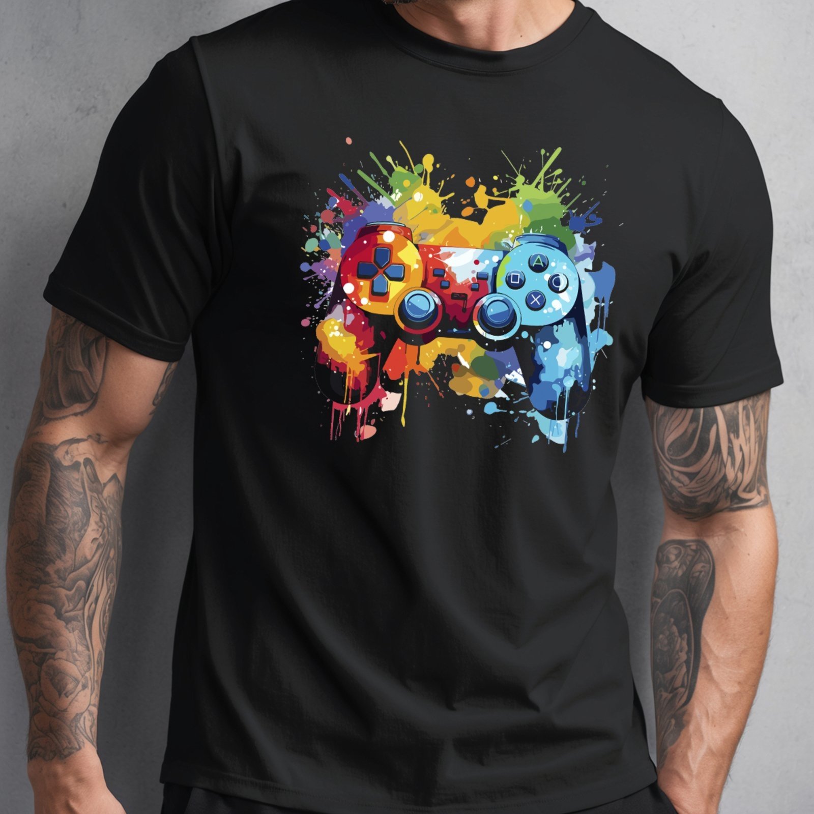 Camiseta Masculina 100% Algodão Estampada Moderna