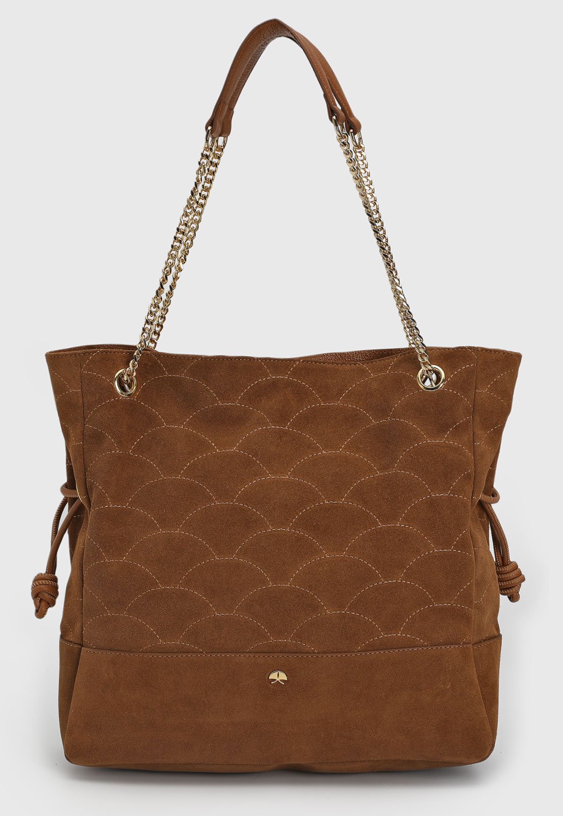 Bolsa Grande Feminina Luiza Barcelos Texturizada Marrom