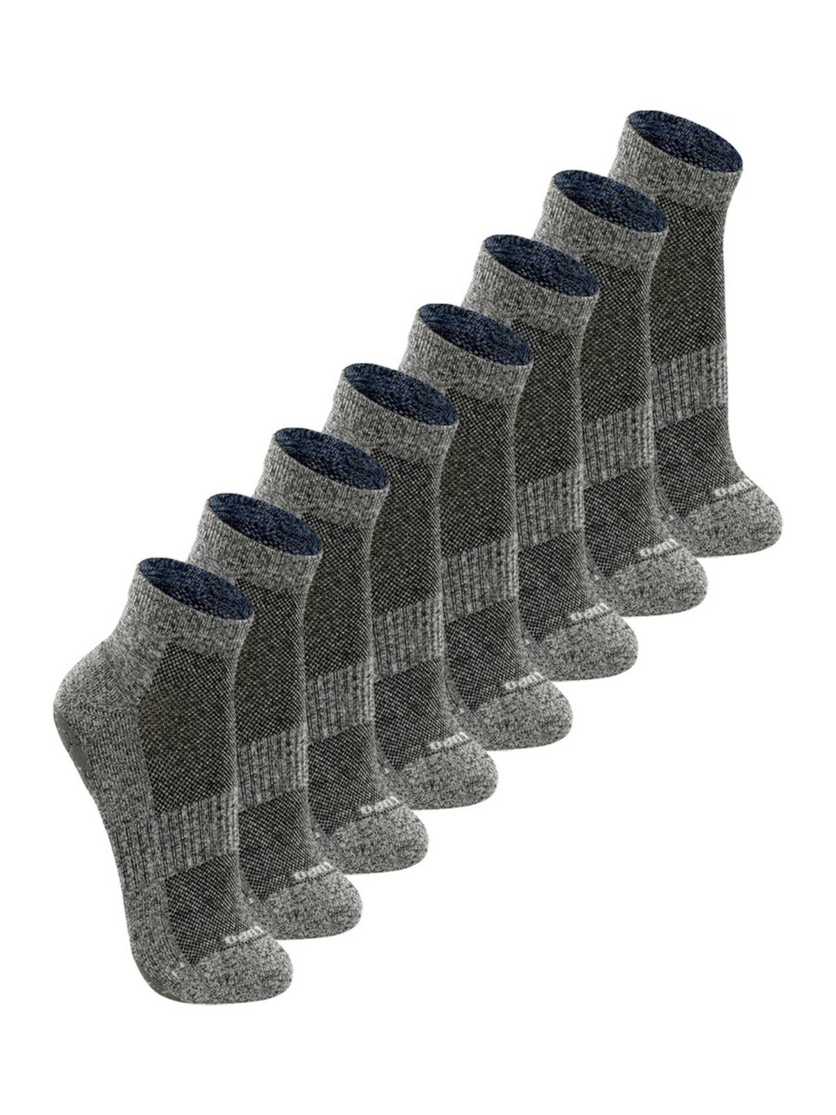 Kit com 8 Pares de Meias Antiderrapante Pilates Lupo 3310-003