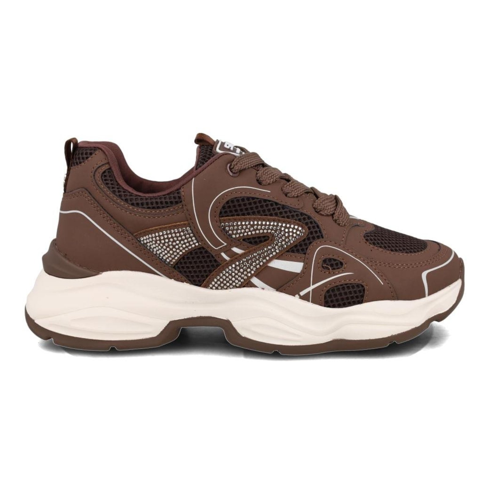Tênis Via Marte Chunky Casual Feminino Marrom