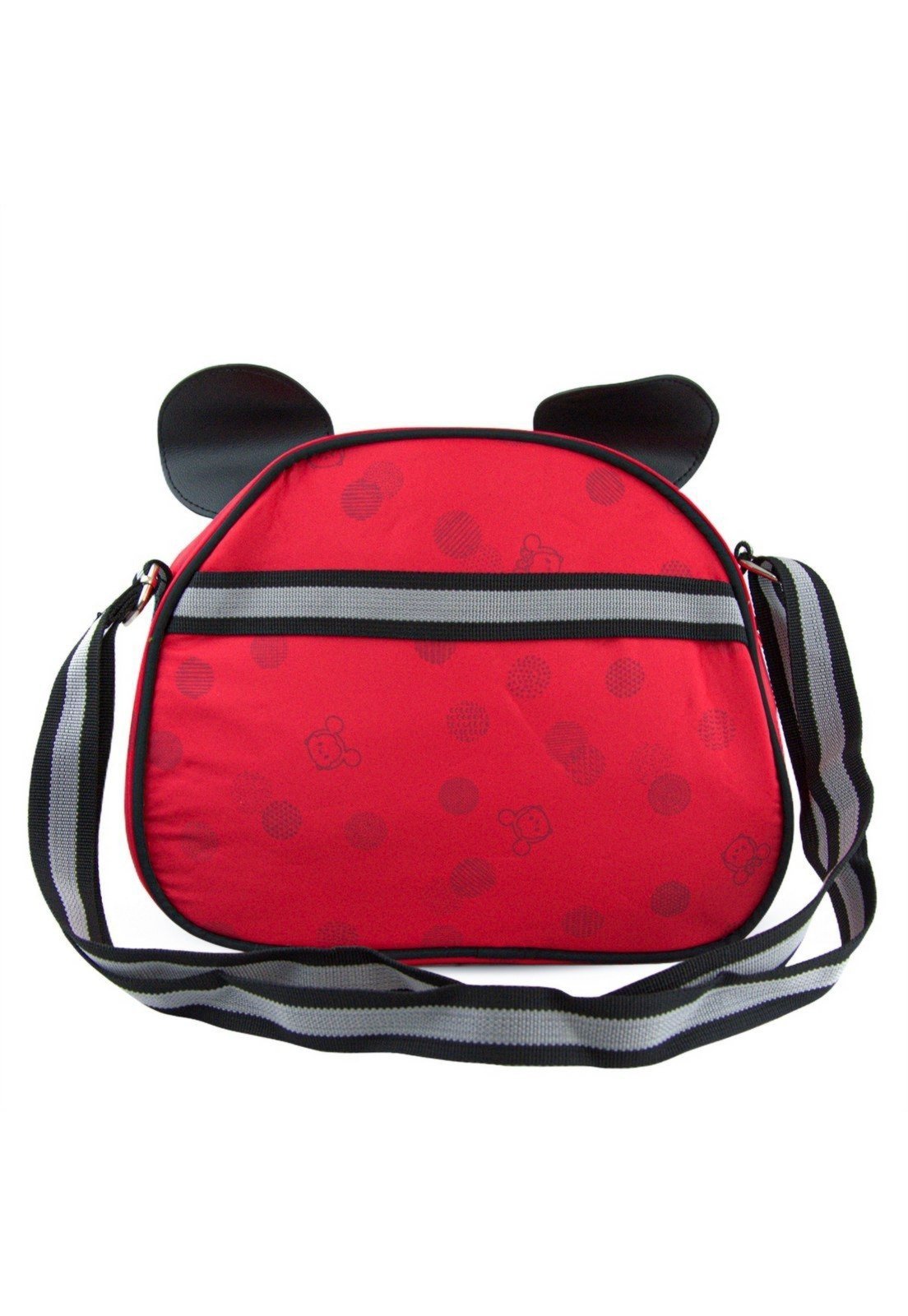 Vista 3 Infantil - Lancheira Minnie Mouse Feminina Disney Escolar Resistente vermelho Disney vermelho