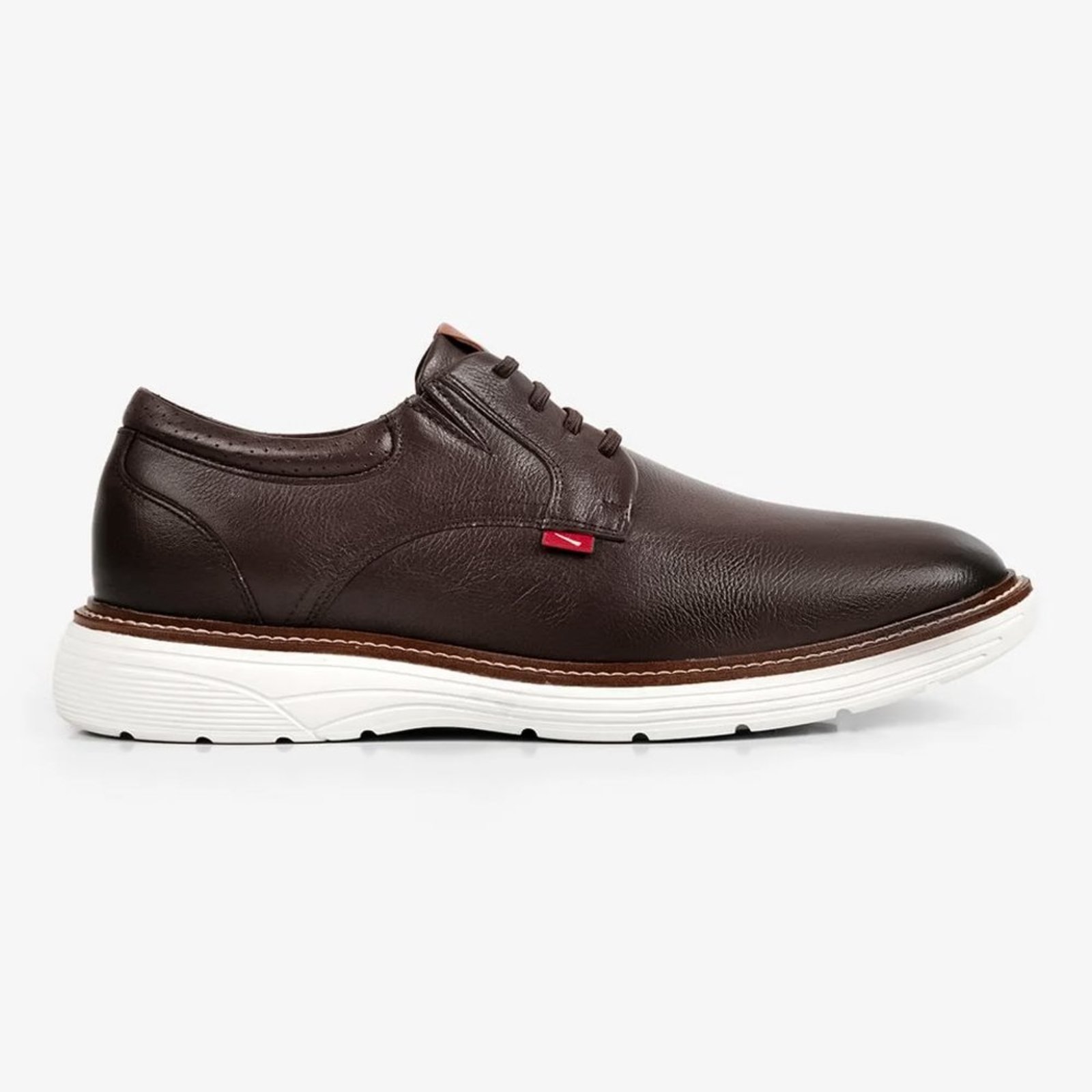 Sapato Couro Ferracini Full 4565-696I Marrom Masculino