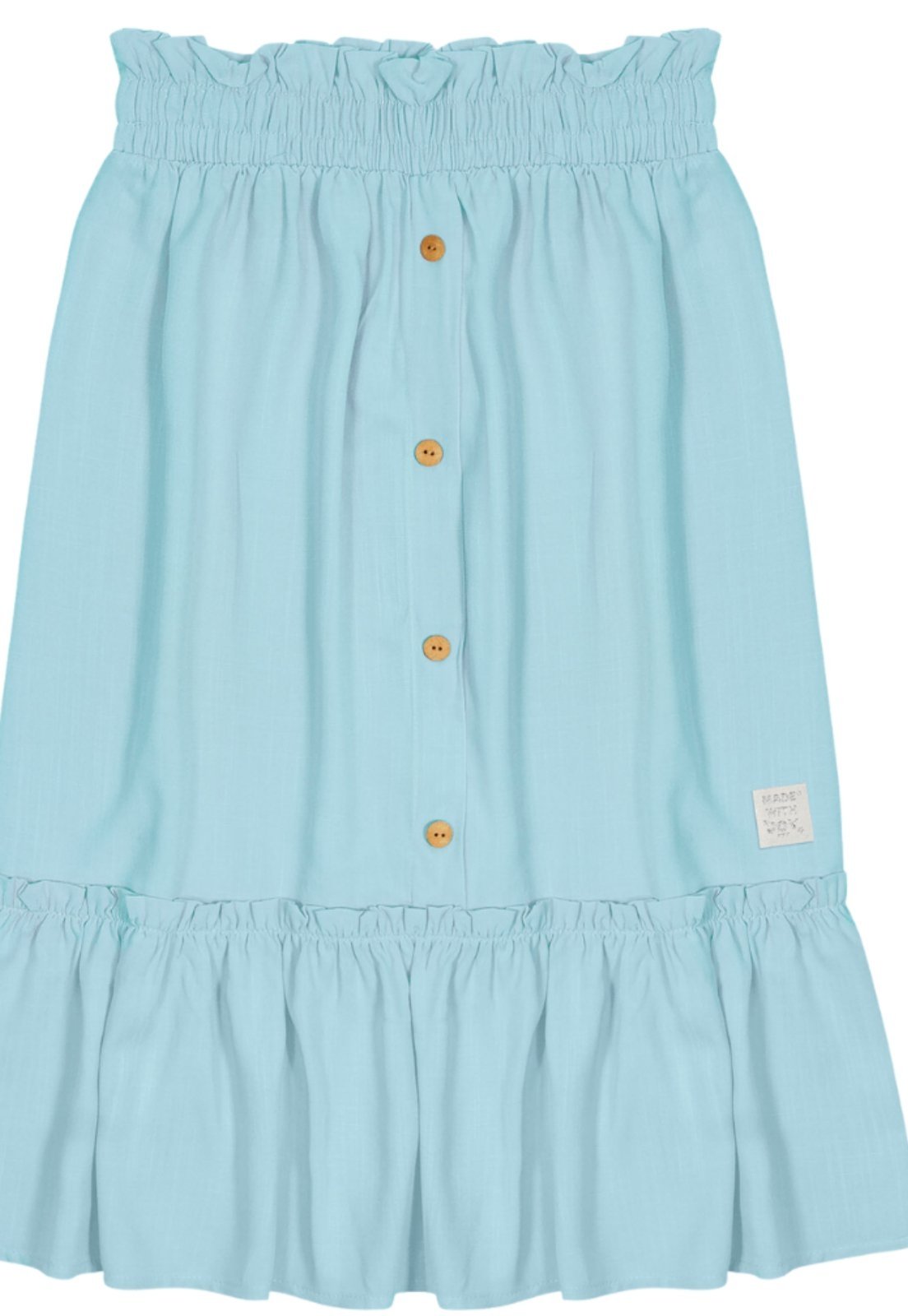 Vista 3 Infantil - Conjunto Blusa E Saia Monocromático Catavento Nina Go azul Nina Go azul