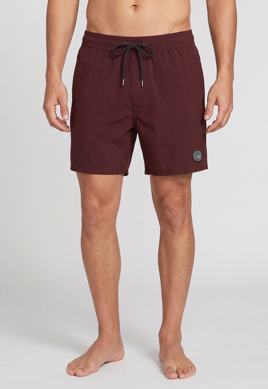 Shorts Masculino Volcom Lido Solid Imp Vinho