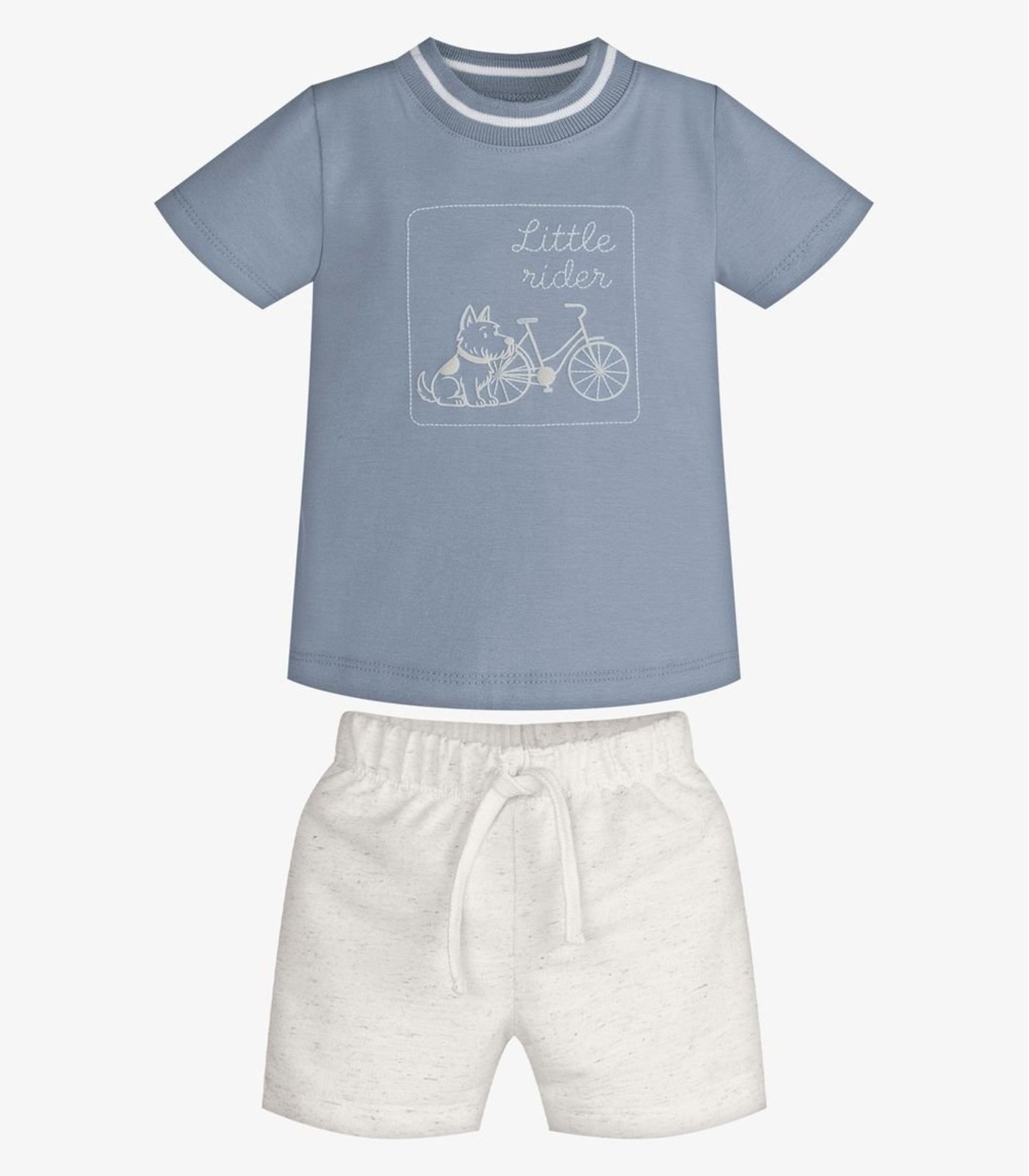 Infantil - Conjunto Camiseta Com Bermuda Trick Nick Azul