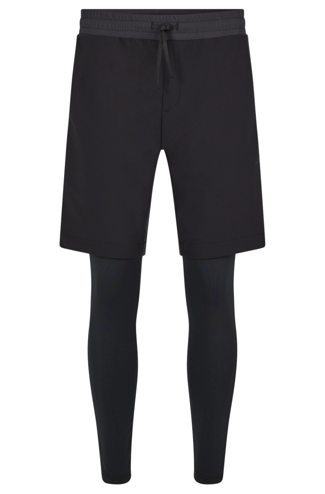 Leggings De Corrida Slim Fit Com Shorts Integrados