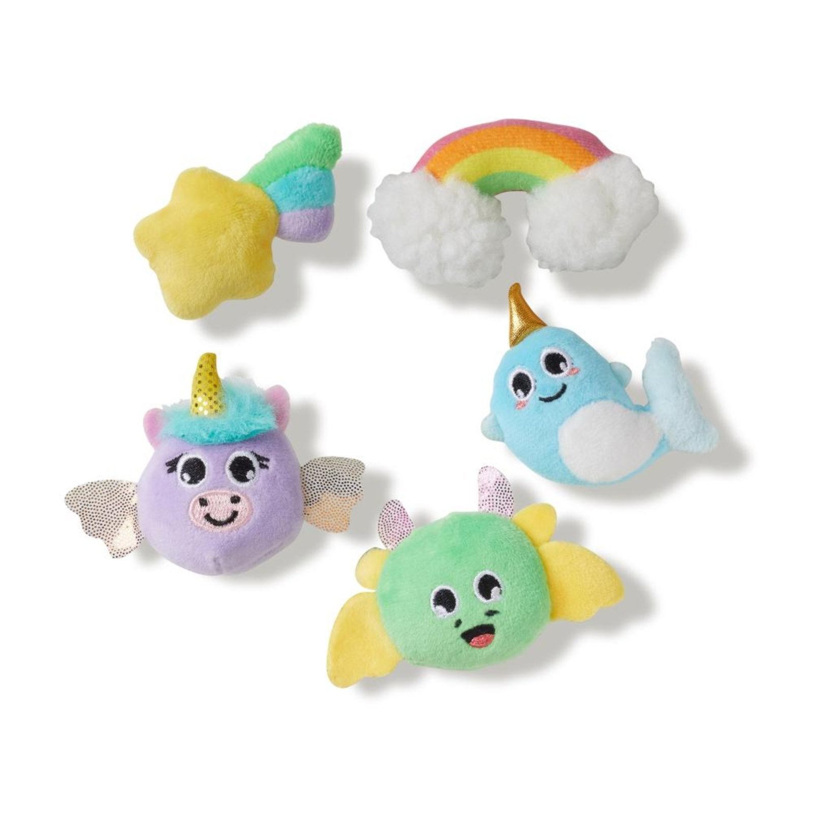 Infantil - Jibbitz™ amigos mágicos plush pack com 5 peças único unico Branco
