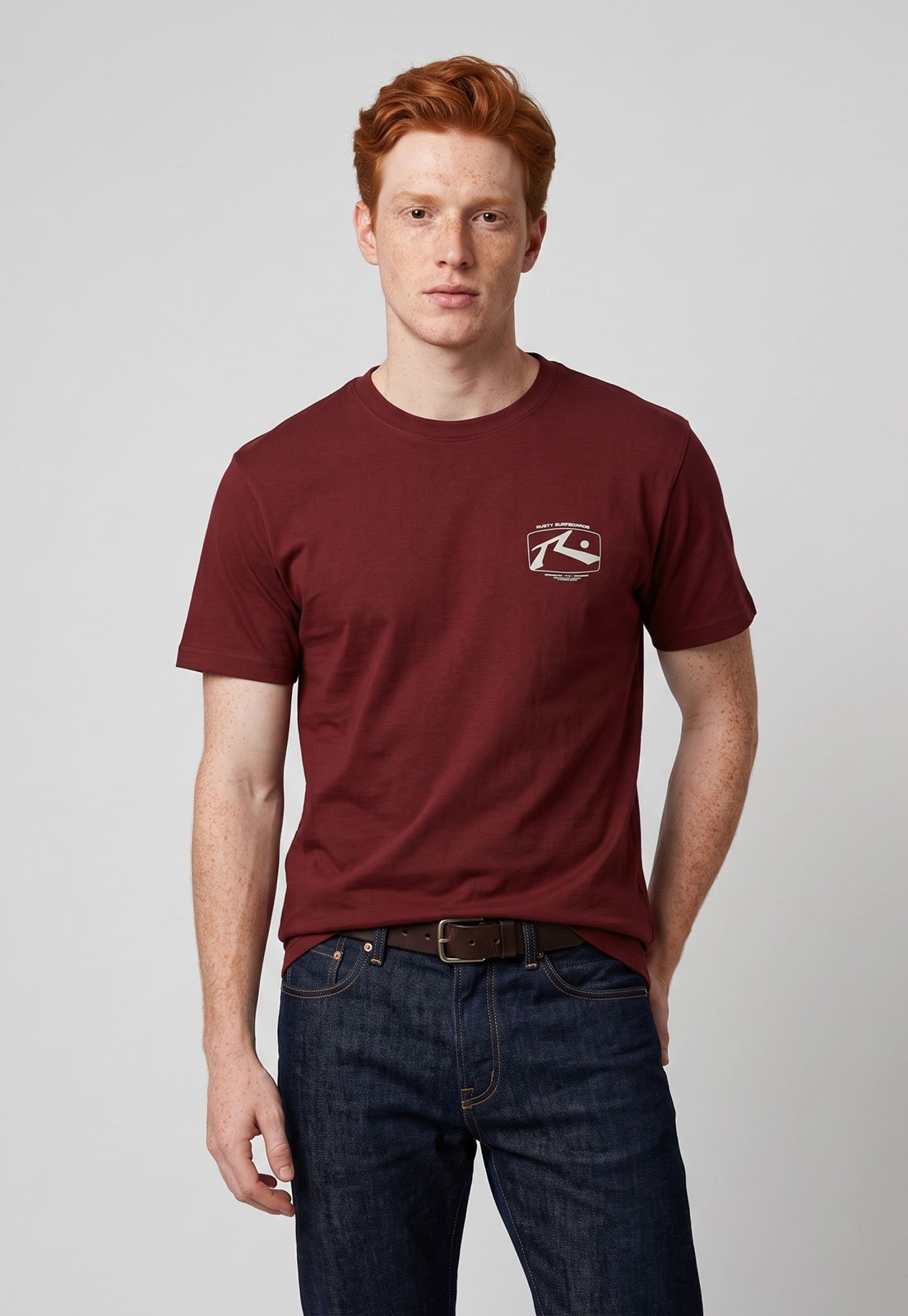 Camiseta Masculina Rusty Silk MC Lush Vermelho