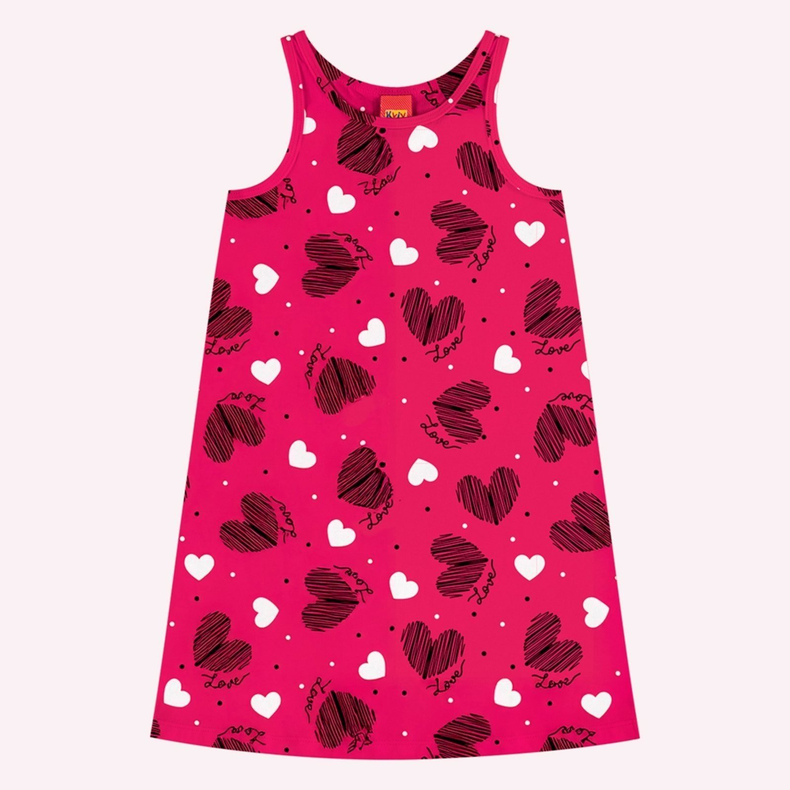 Infantil - Vestido Menina em Algodão Kyly