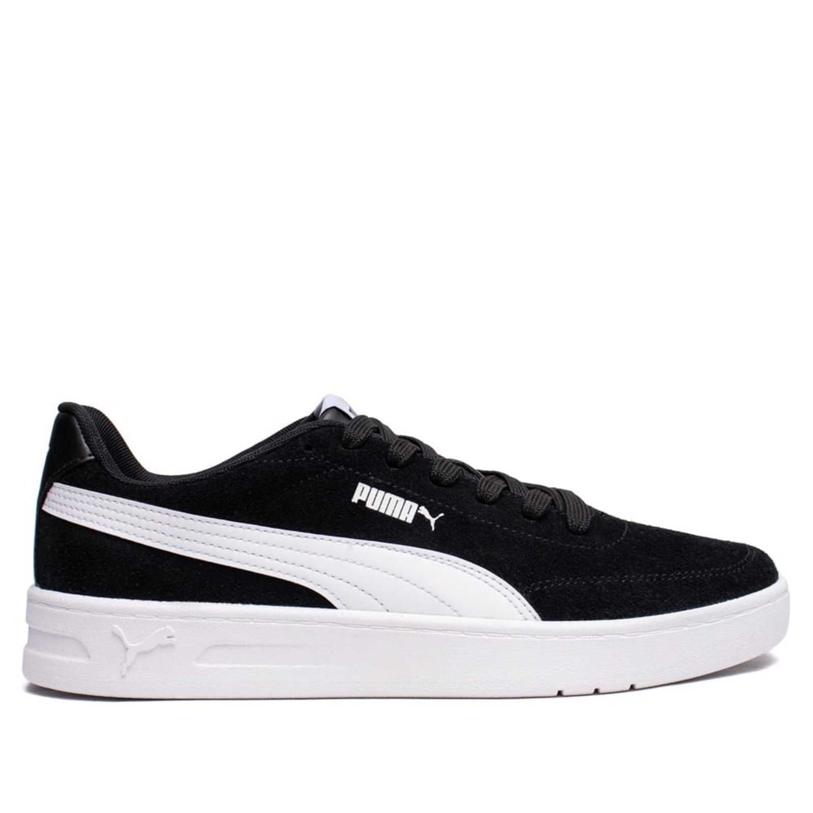 Tênis Masculino Puma Court Classic Clean Preto/Branco