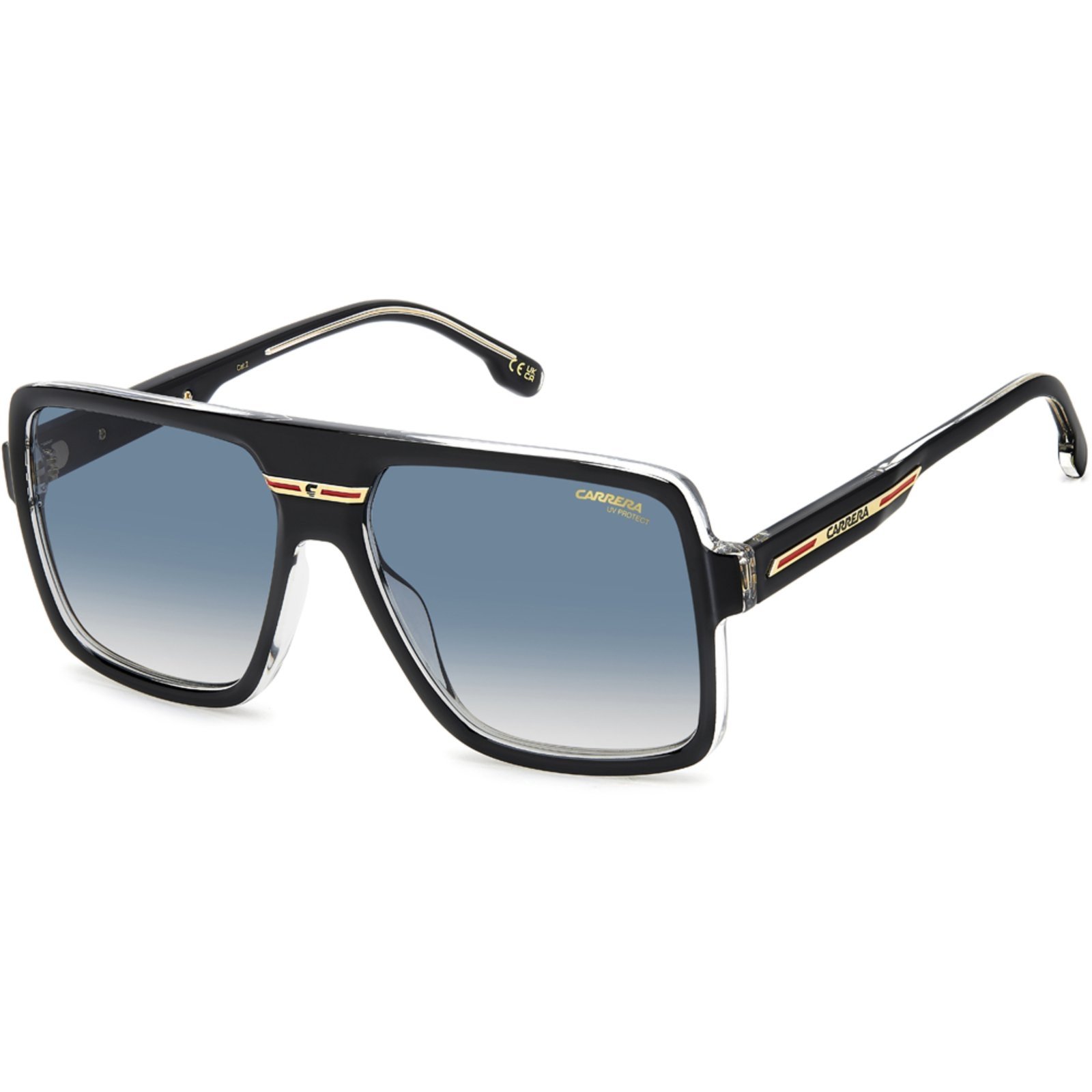 Vista 2 Óculos de Sol Carrera Victory 09 S 7C5 5908 Masculino preto Carrera preto