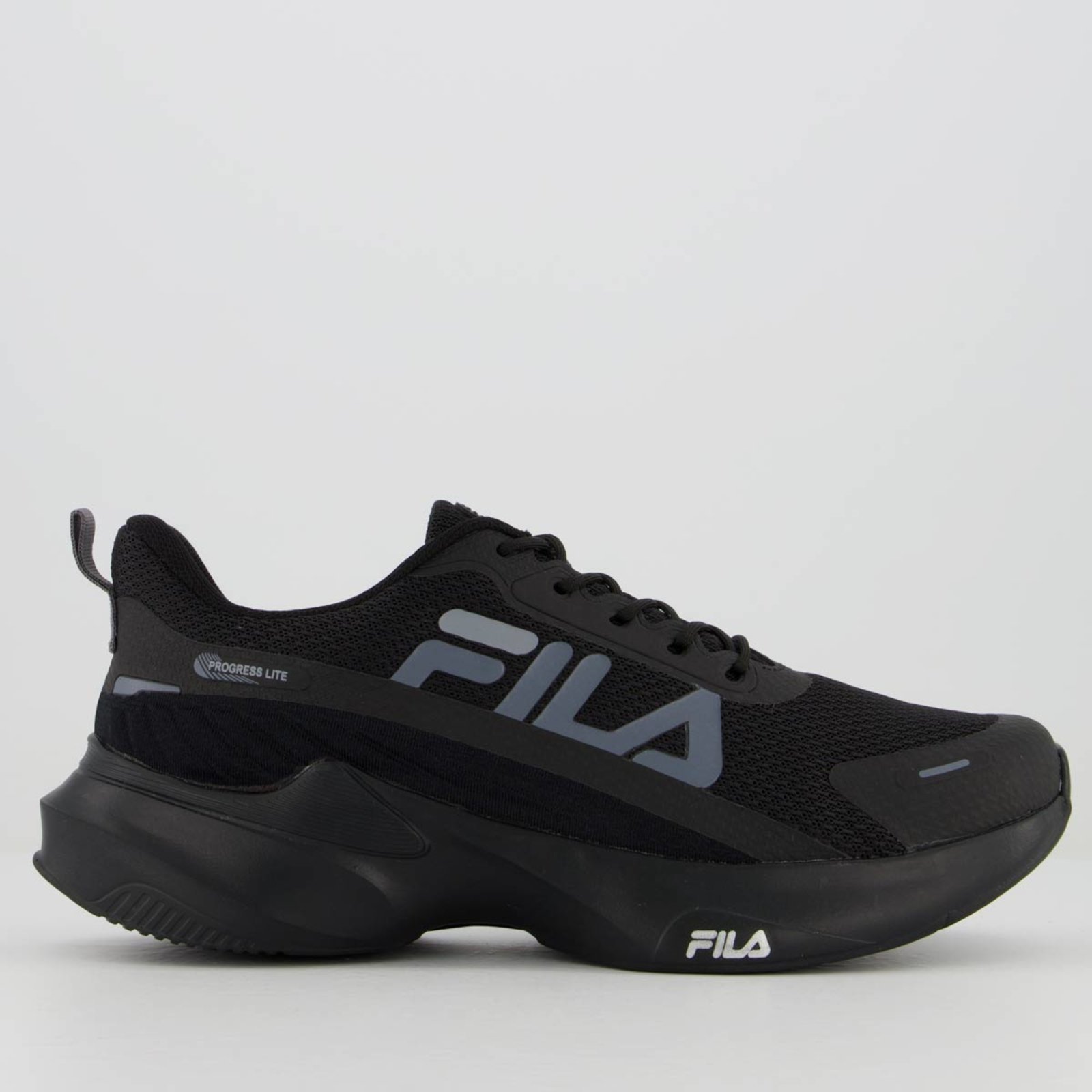 Tênis Fila Progress Lite Preto e Cinza