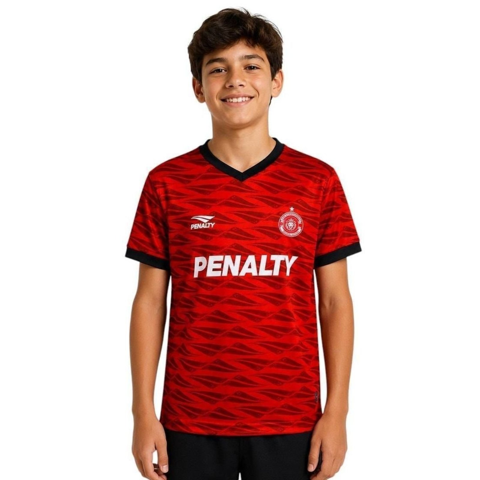 Infantil - Camiseta Penalty Futebol Flag Juvenil - Vermelho - Penalty