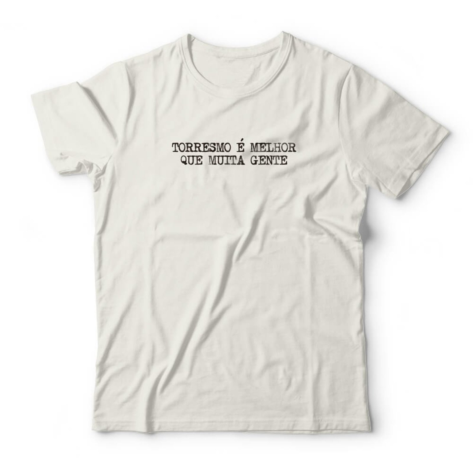 Camiseta Torresmo É Melhor Que Muita Gente - Off White