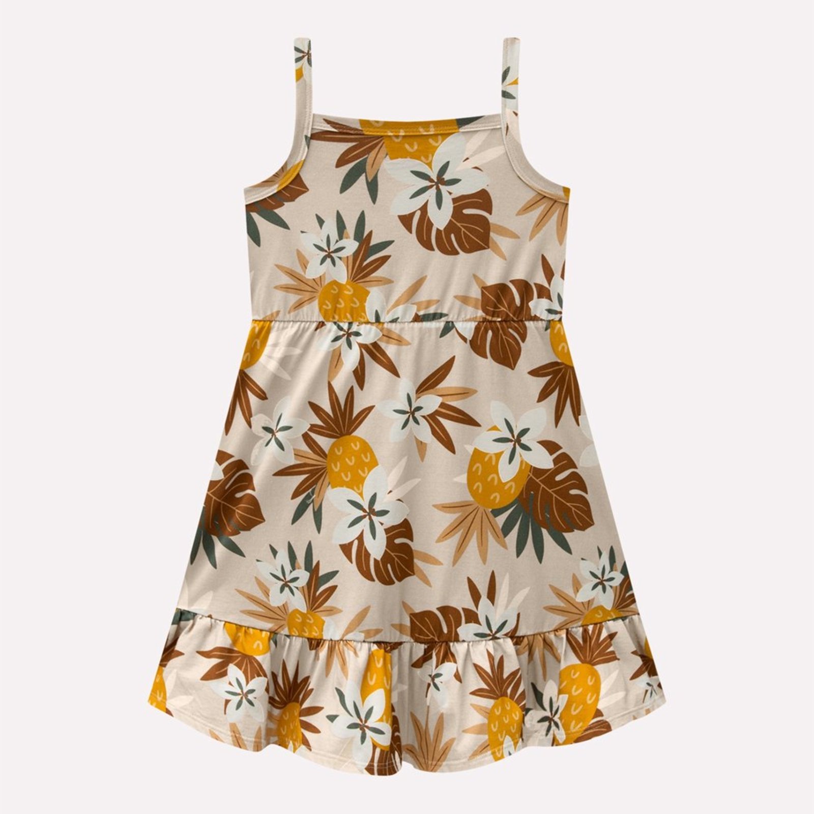 Infantil - Vestido Menina Abacaxi Kyly