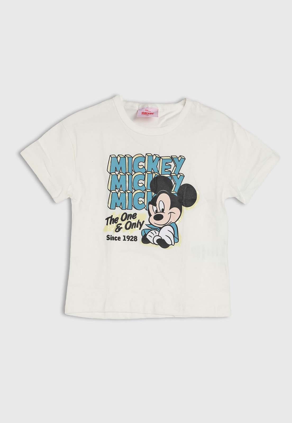 Camiseta Brandili Mickey Mouse Branca