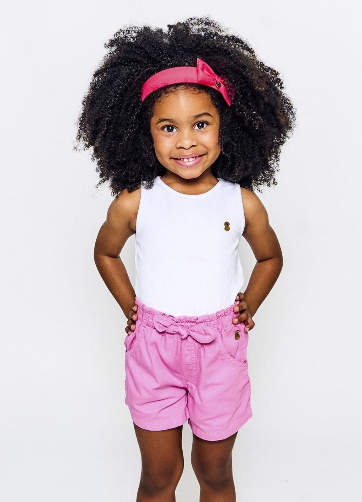 Infantil - Arco Menina Básico Laço Alphabeto Vermelho